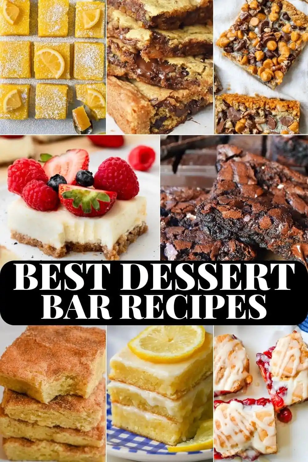 35+ Best Dessert Bar Recipes (Brownies, Blondies, Lemon Bars and more)