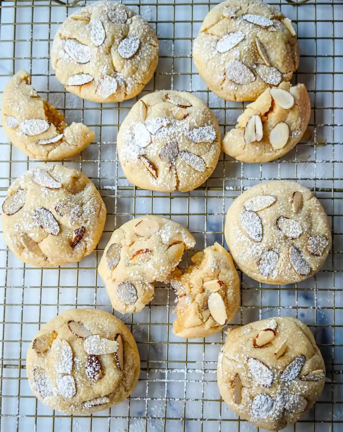 Almond Croissant Cookies taste like an almond croissant—buttery, flaky, and packed with a homemade almond filling. Almond croissant cookies are a delectable mashup of the classic French pastry and a soft, crumbly cookie, and they’ve gone viral on TikTok for good reason!