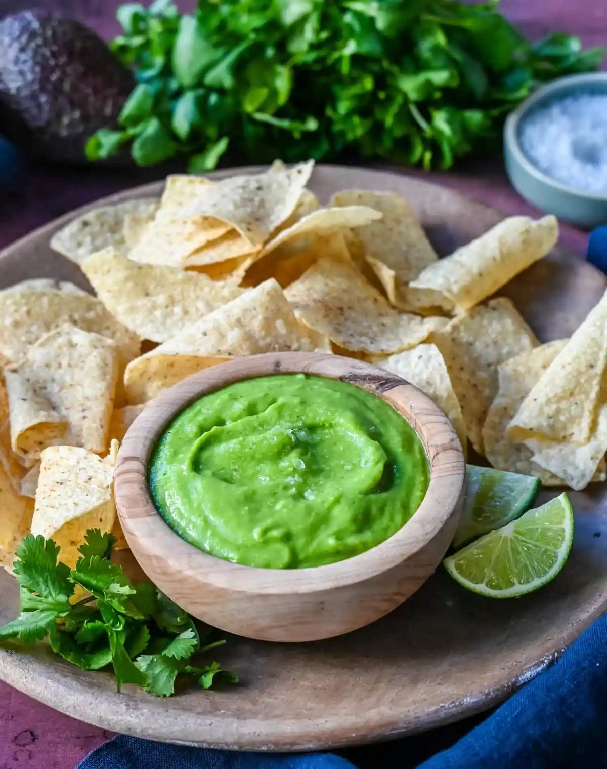 This creamy avocado salsa is the perfect love child of tangy salsa verde and smooth guacamole. It’s bright, fresh, a little spicy, and so good you’ll want to put it on everything! This Guacamole Salsa is perfect to drizzle on tacos or to use as a dip.