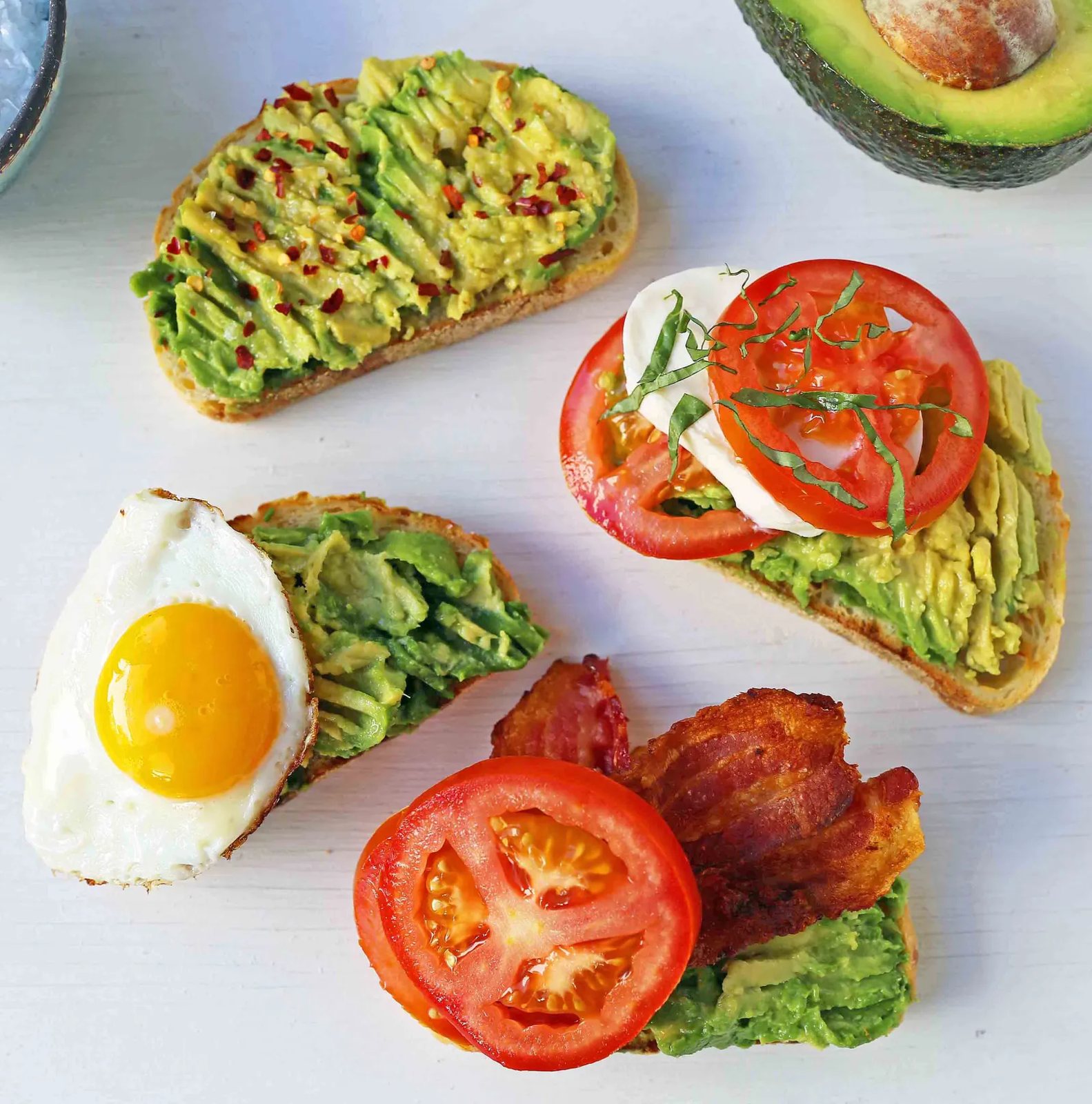 Avocado Toast — 4 Ways
