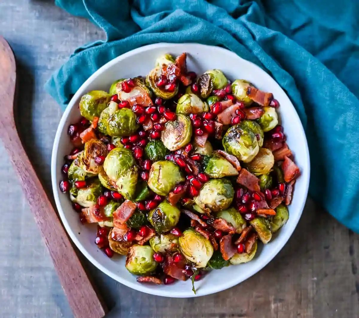 Roasted Brussels Sprouts with Bacon