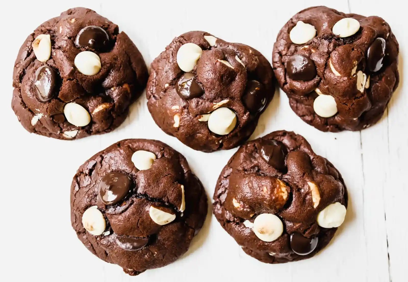 Bakery-Style Chocolate White Chocolate Chip Cookies Soft, thick, and chewy chocolate cookies with white chocolate chunks. This cookie is for chocolate lovers!