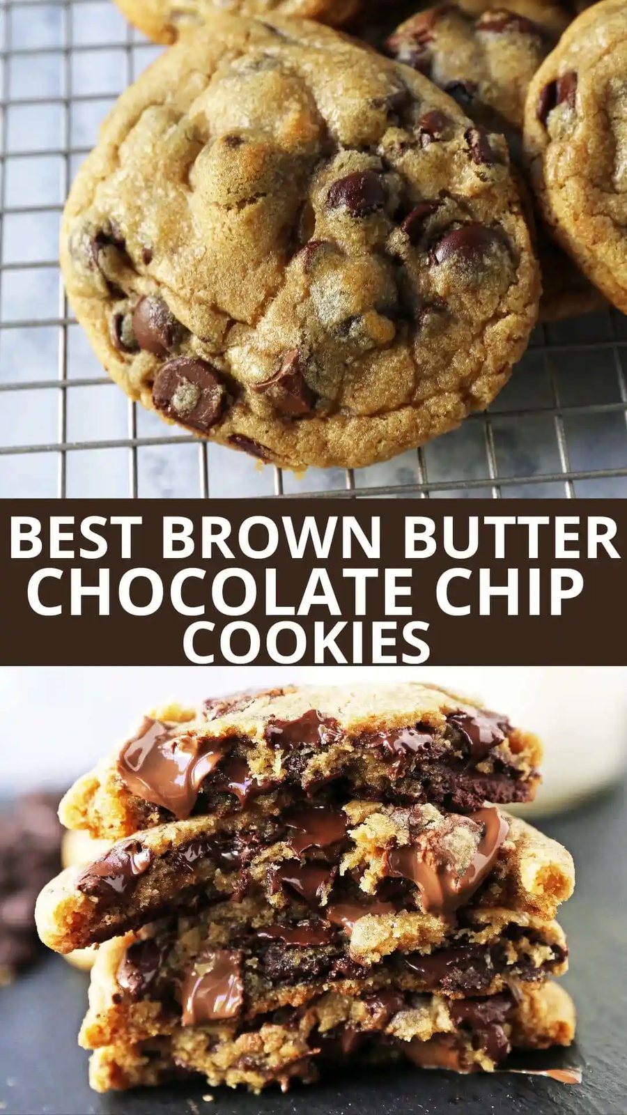 Best Brown Butter Chocolate Chip Cookie Recipe. How to make the best salted brown butter chocolate chip cookies at home. These chocolate chip cookies have rich, toffee notes with chocolate chunks. Saucepan chocolate chip cookie recipe.