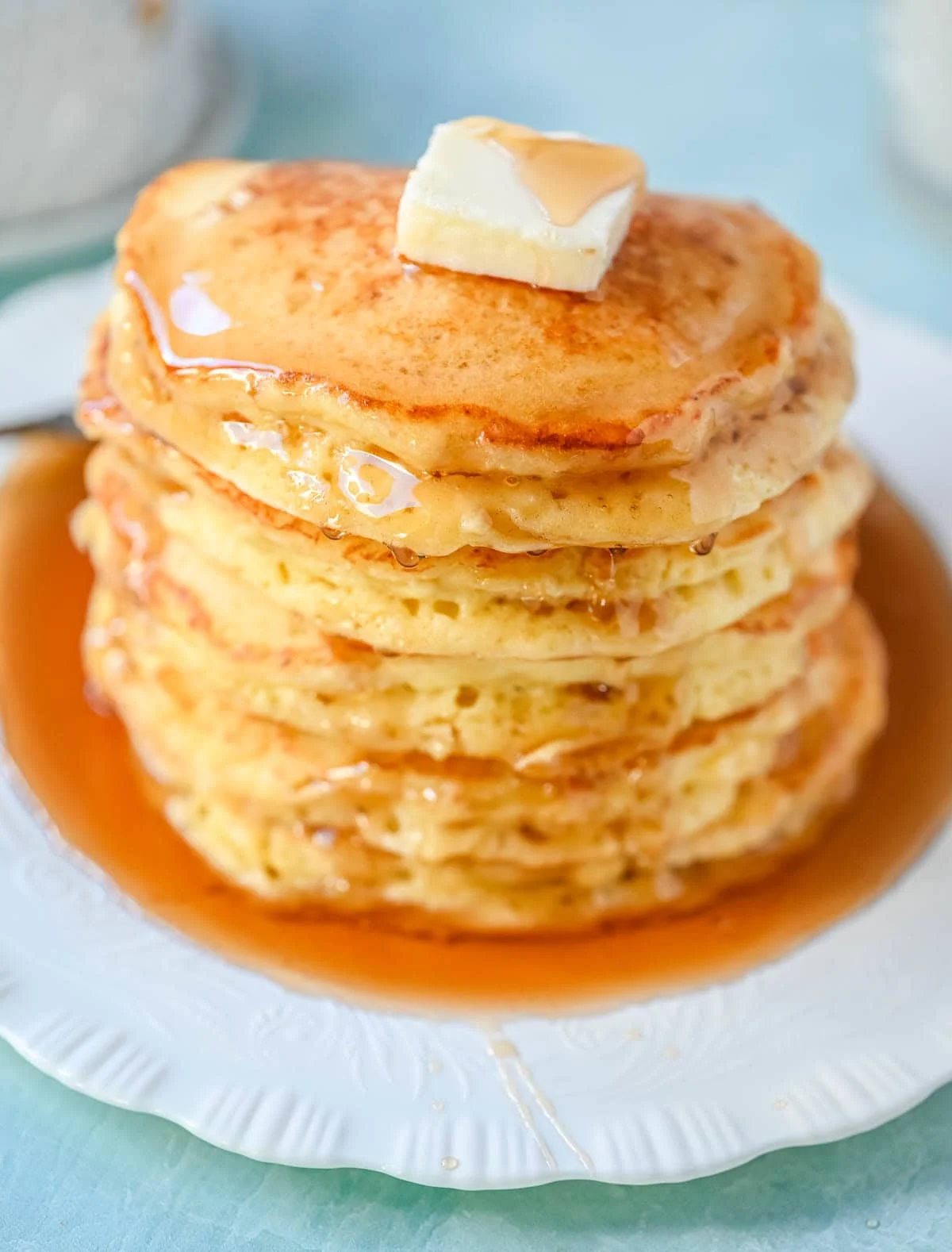 Best Fluffy Pancake Recipe. This is the best pancake recipe from scratch because it uses both whipped egg whites and baking powder, along with rich buttermilk and creamy ricotta, to create incredibly fluffy, light pancakes with a soft, tender interior. The buttermilk adds a subtle tang and helps keep the pancakes moist, while the ricotta brings a rich and creamy texture. The method is simple but effective, giving you consistent results without complicated steps. The combination of these ingredients creates perfect homemade pancakes every time.