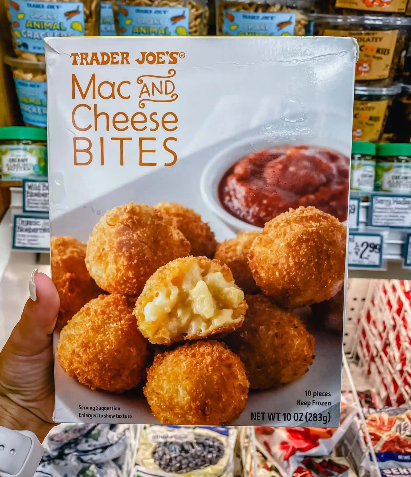 Mac and Cheese Bites from Trader Joe's. The Best Food to Buy at Trader Joe's.