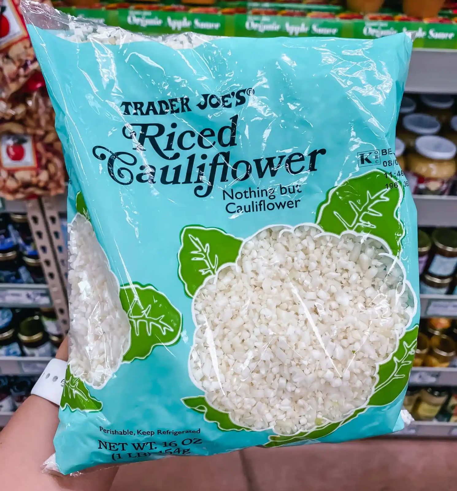 Riced Cauliflower from Trader Joe's. Best Things to Buy from Trader Joe's.