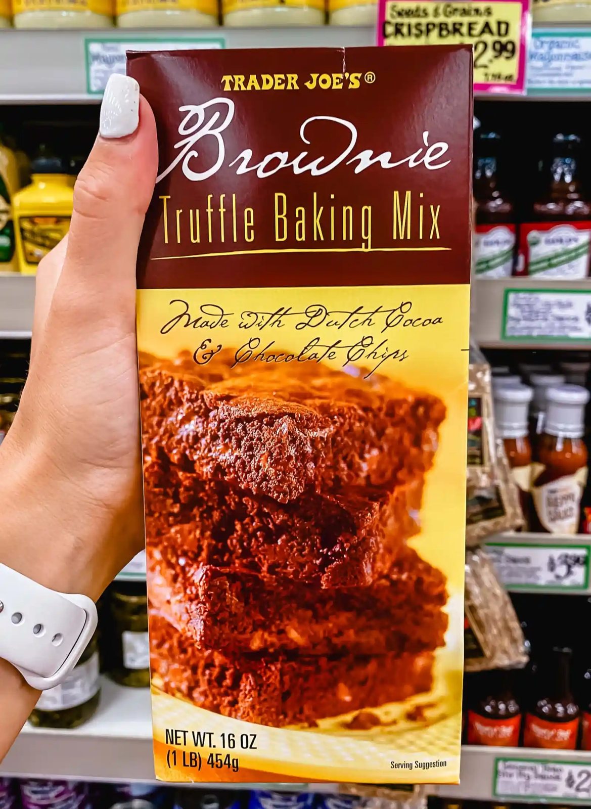 Brownie Truffle Baking Mix from Trader Joe's. Best Things to Buy at Trader Joe's.