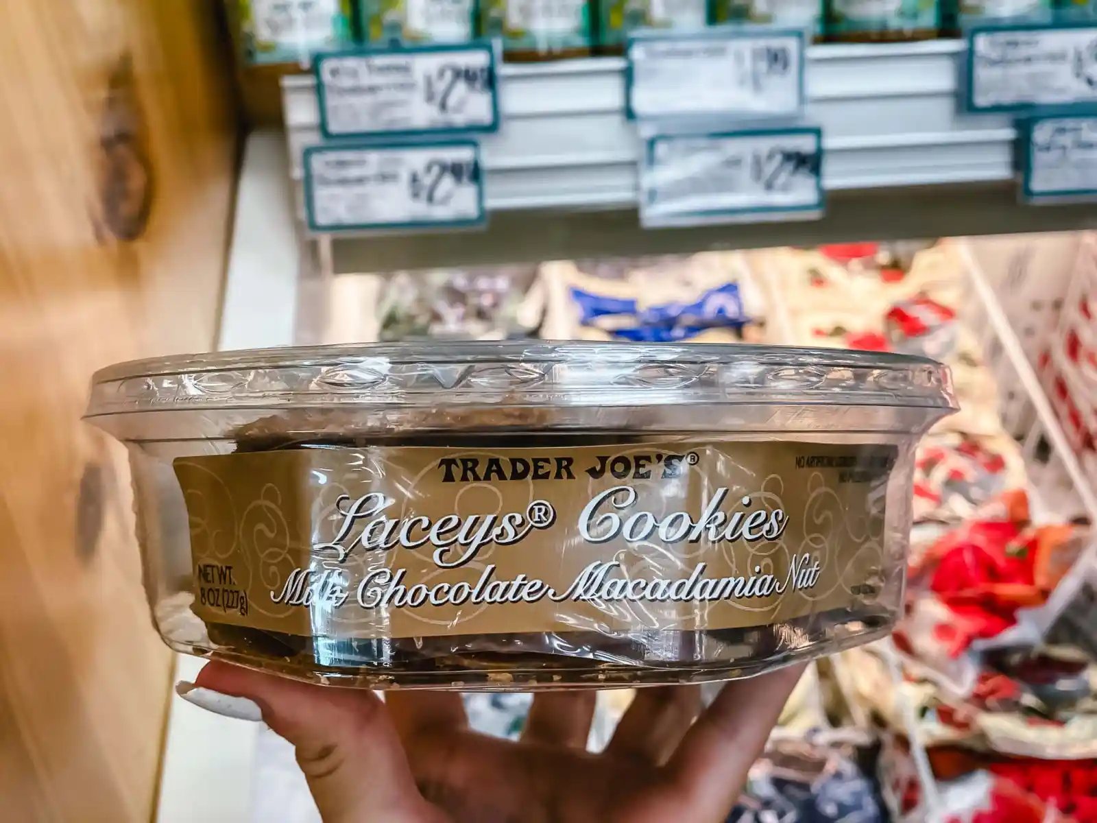 Milk Chocolate Macadamia Nut Chocolate Lace Cookies. The Best Foods to Buy at Trader Joe's.