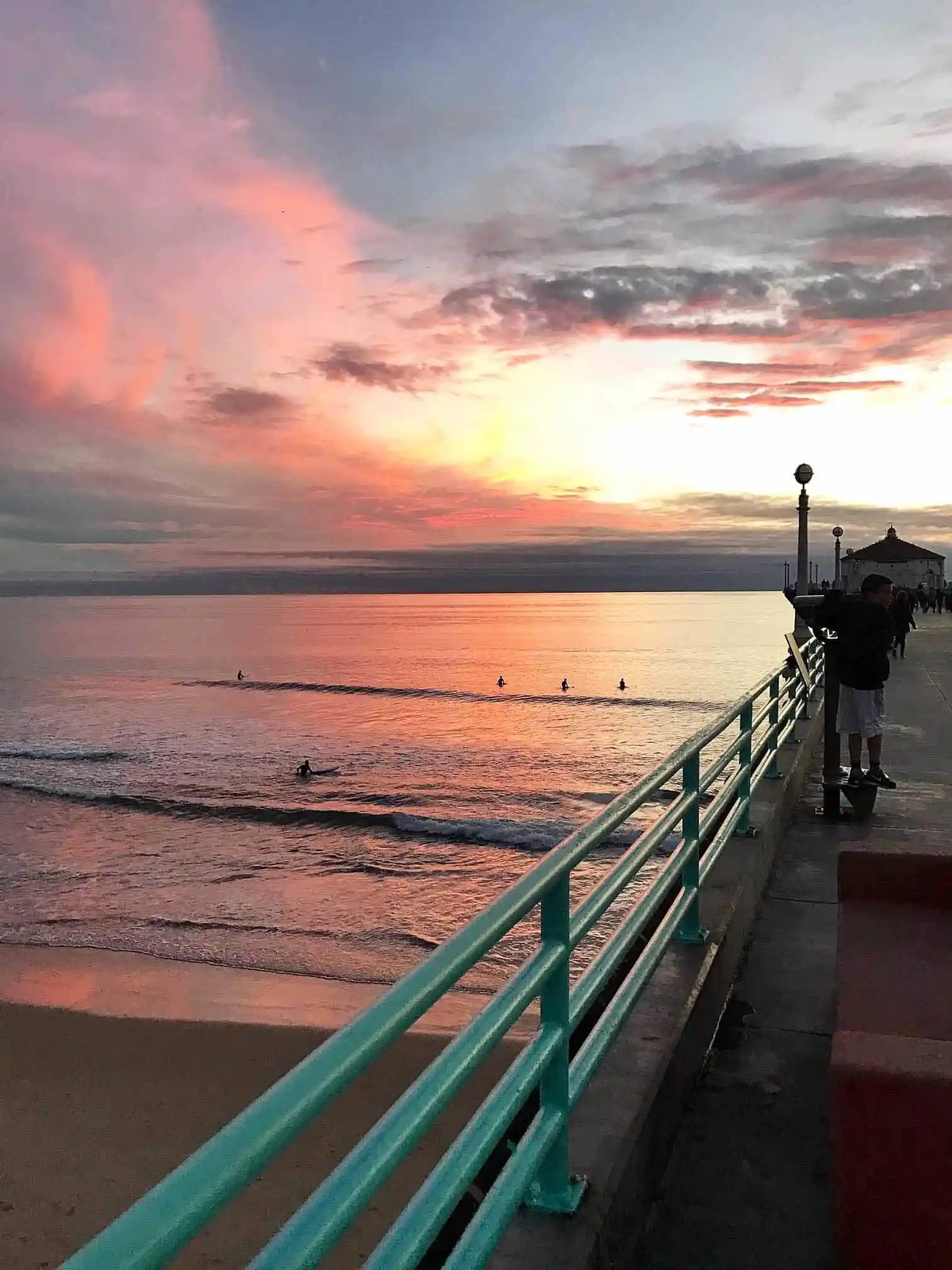 Best Places to Eat in Orange County. A gorgeous California beach sunset. www.modernhoney.com