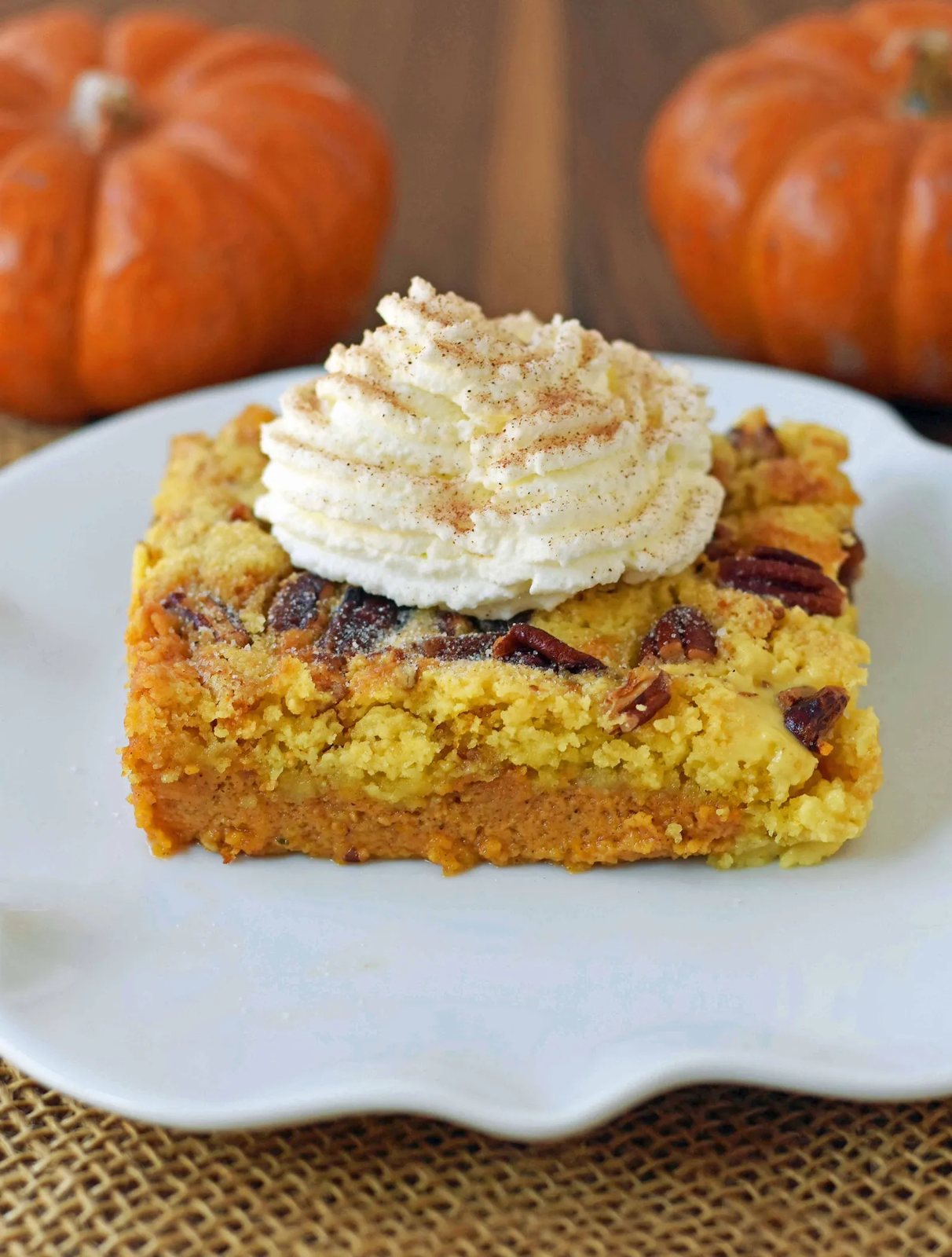Pumpkin Dump Cake with Yellow Cake Mix (Easy Recipe)