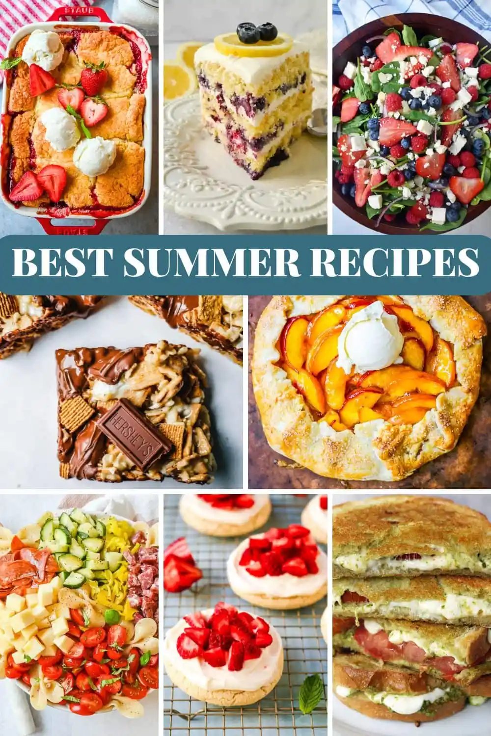 A collection of the best summer recipes highlighting fresh fruits and vegetables abundant in summertime. Here are 100 Best Summer Recipes!
