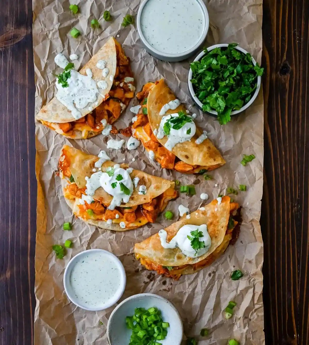 Crispy Buffalo Chicken Tacos