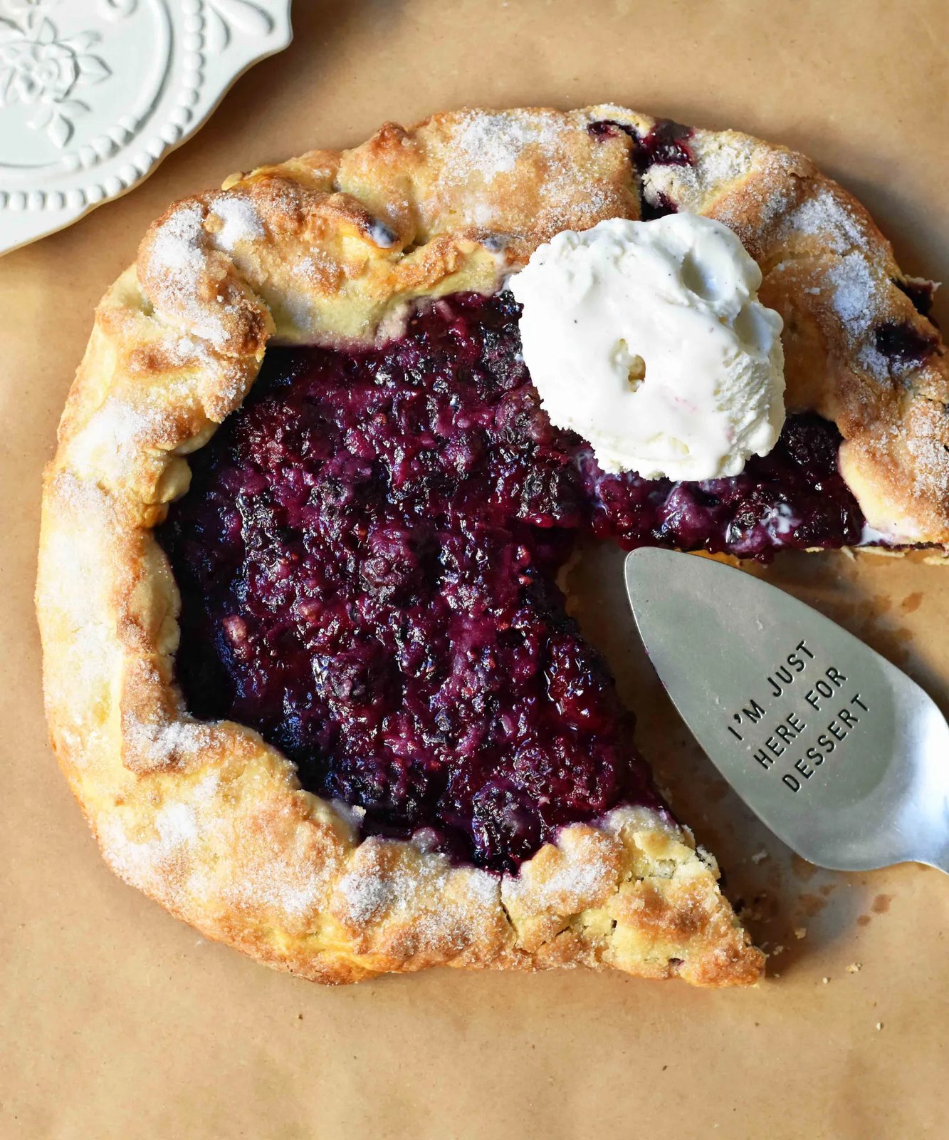 Blackberry Galette Crostata