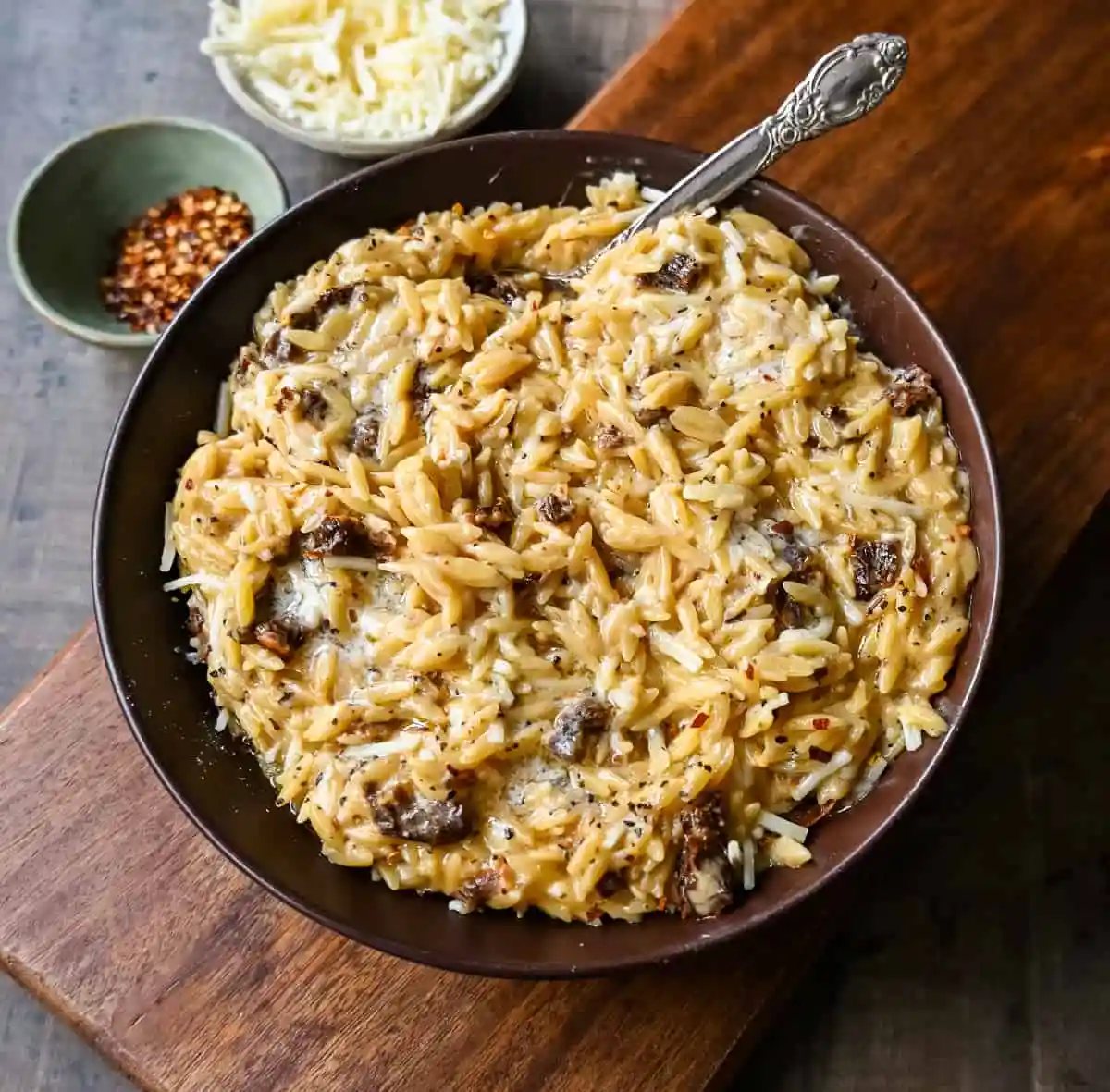 Boursin Cheese Sundried Tomato Orzo