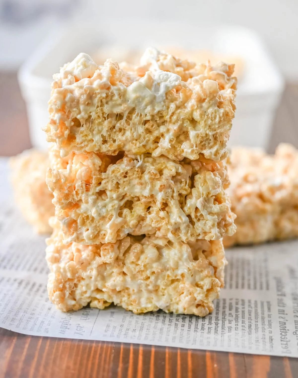 Want to know the secret to make the Best Rice Krispies Treats ever? The secret is brown butter and extra marshmallows to make the most flavorful, gooey Brown Butter Rice Krispies Treats imaginable. People are going to begging you for the recipe!