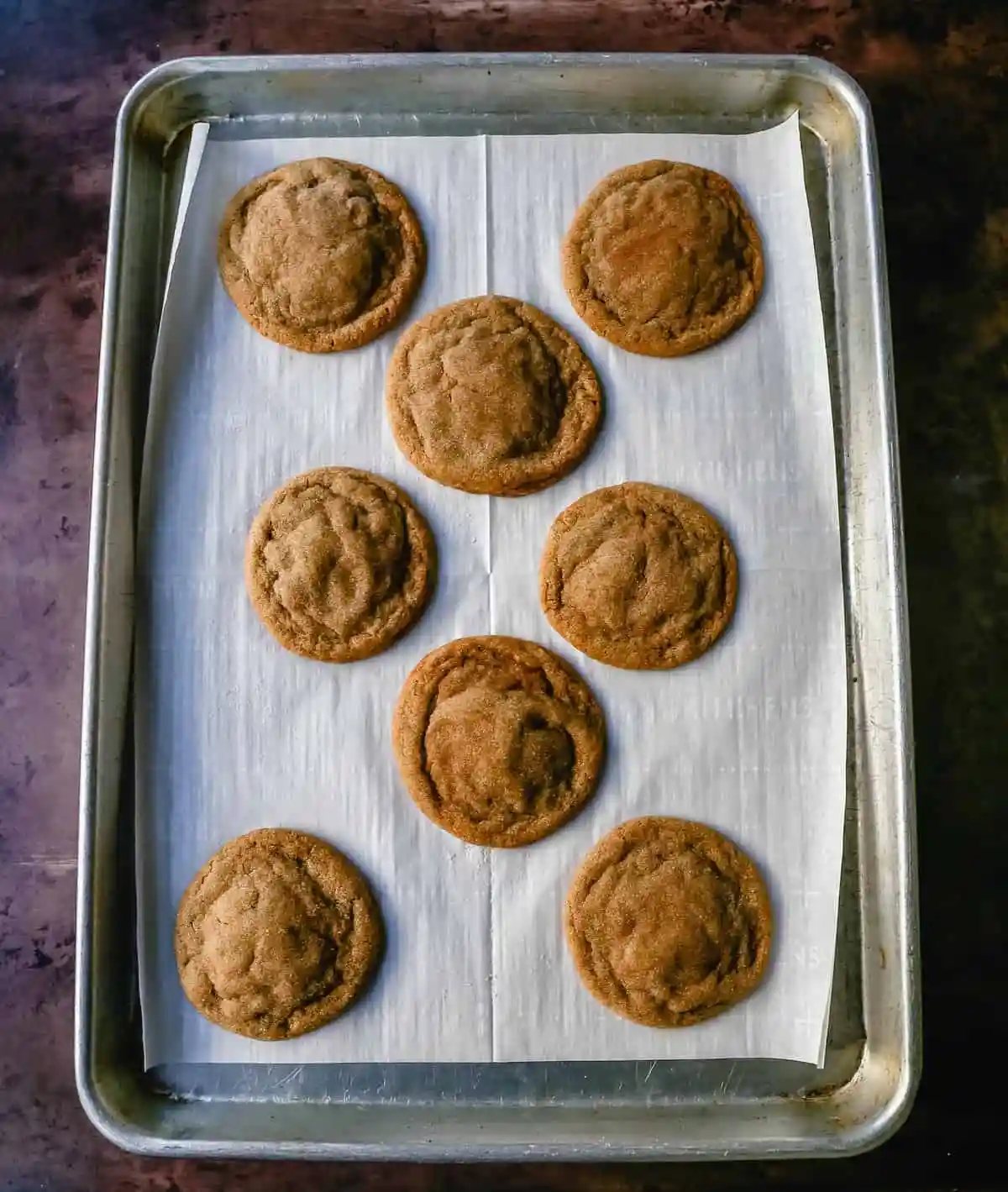 Soft, chewy Brown Sugar Cookies made with rich dark brown sugar make the chewiest cookie! This brown sugar cookie tastes like a rich chocolate chip cookie without chocolate chips.