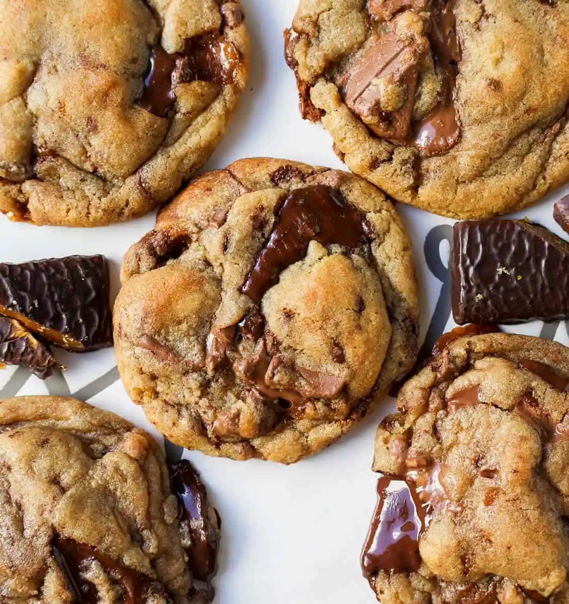Browned Butter Toffee Chocolate Chip Cookies