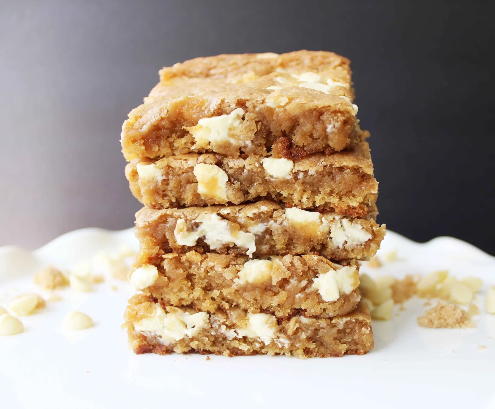 Browned Butter White Chocolate Blondies
