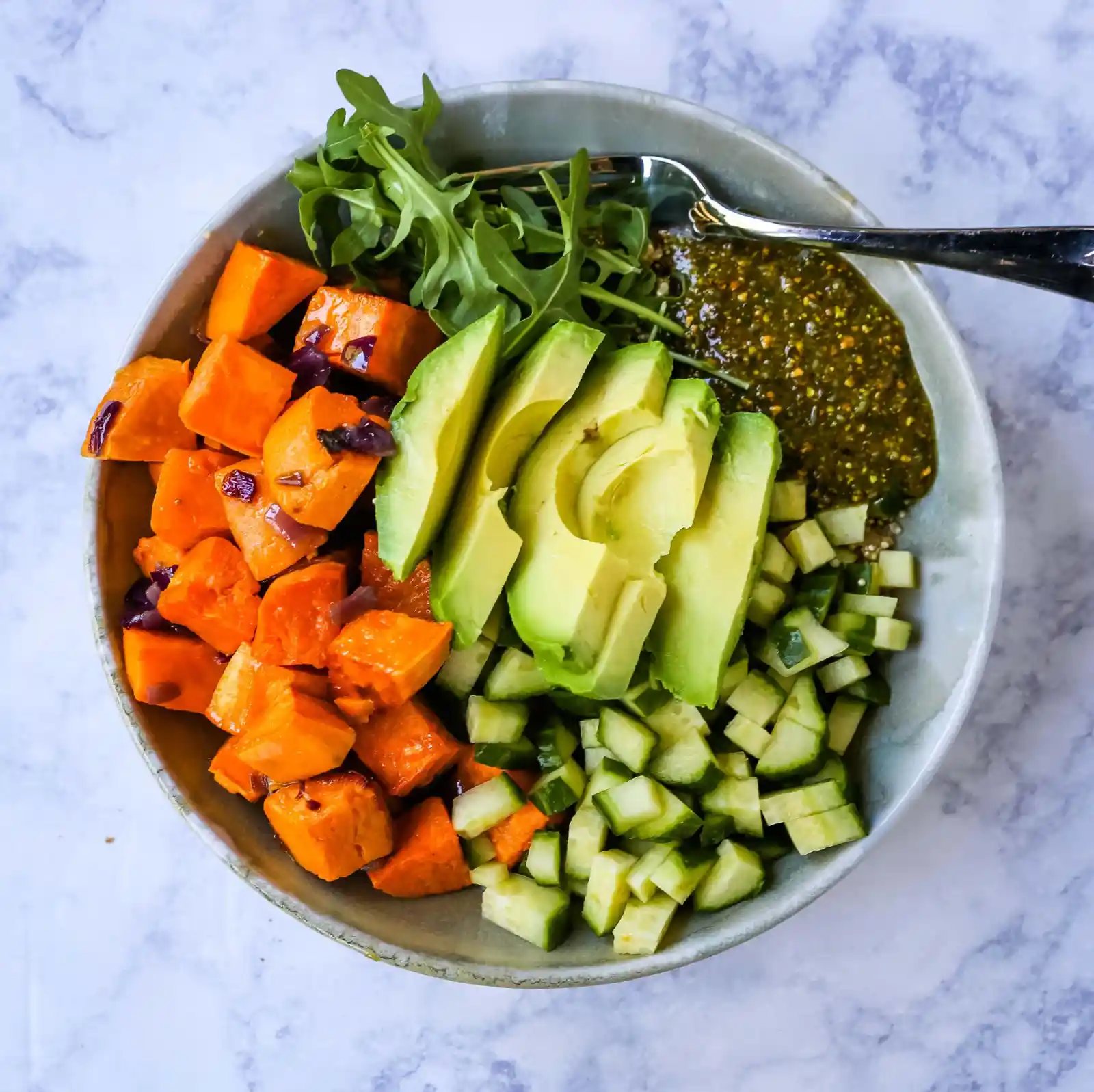 Buddha Bowl with Pistachio Pesto