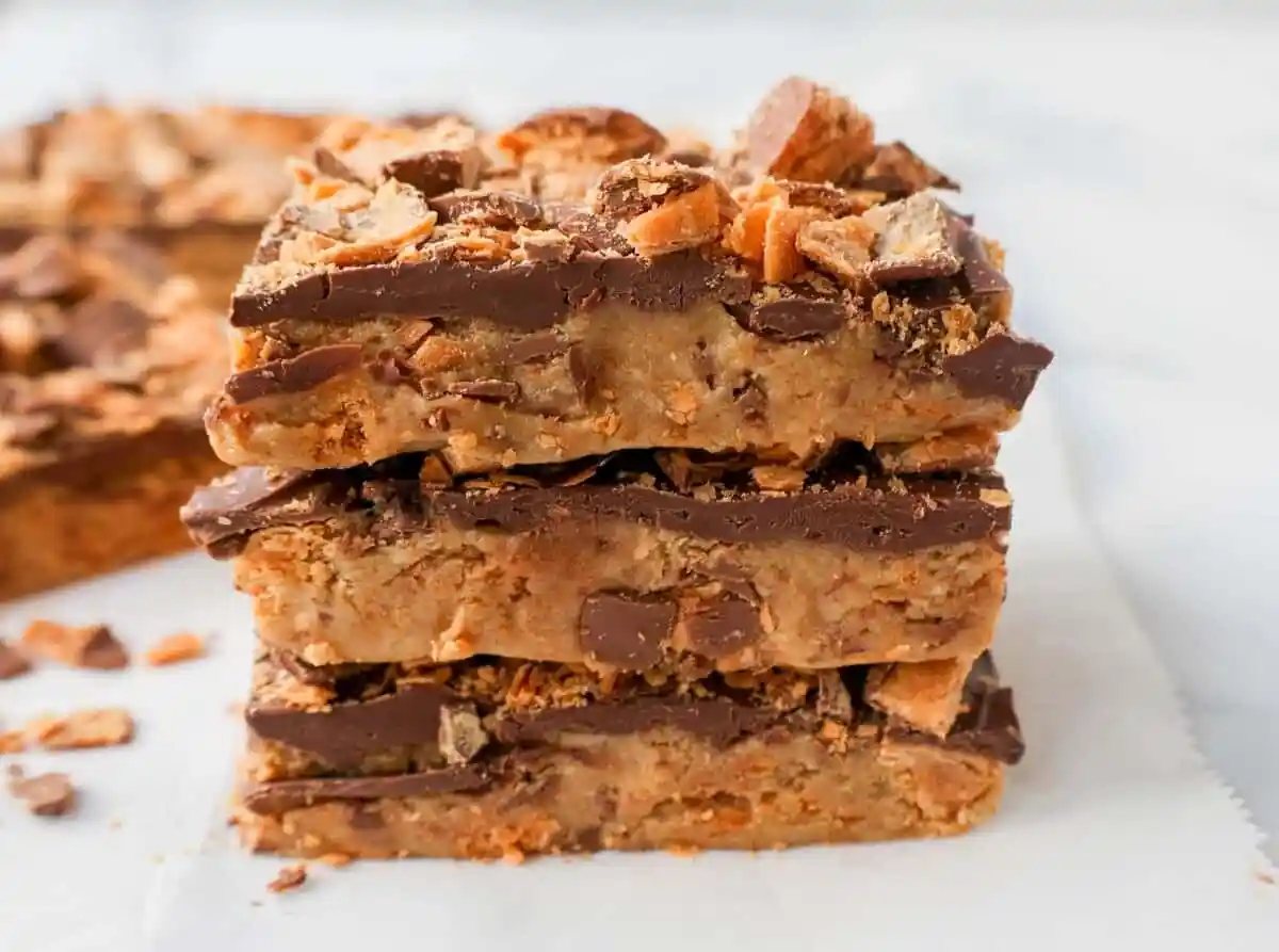 Finished Butterfinger Bars