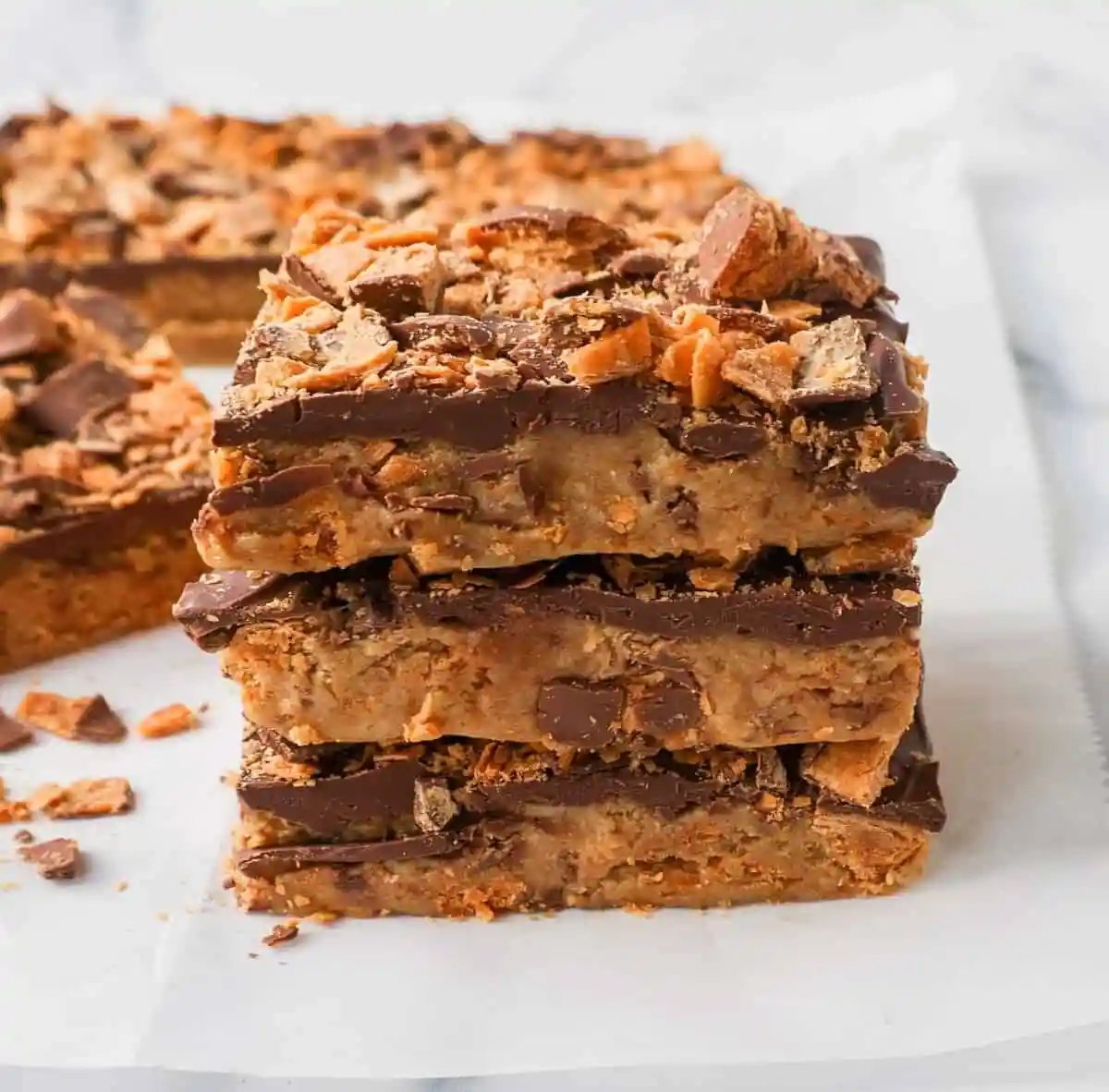 Crunchy Butterfinger Bars