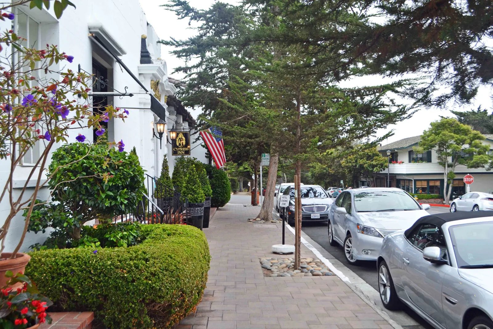 California Pacific Coast Highway 1 Road Trip Guide -- Downtown Carmel by the Sea Cypress Inn