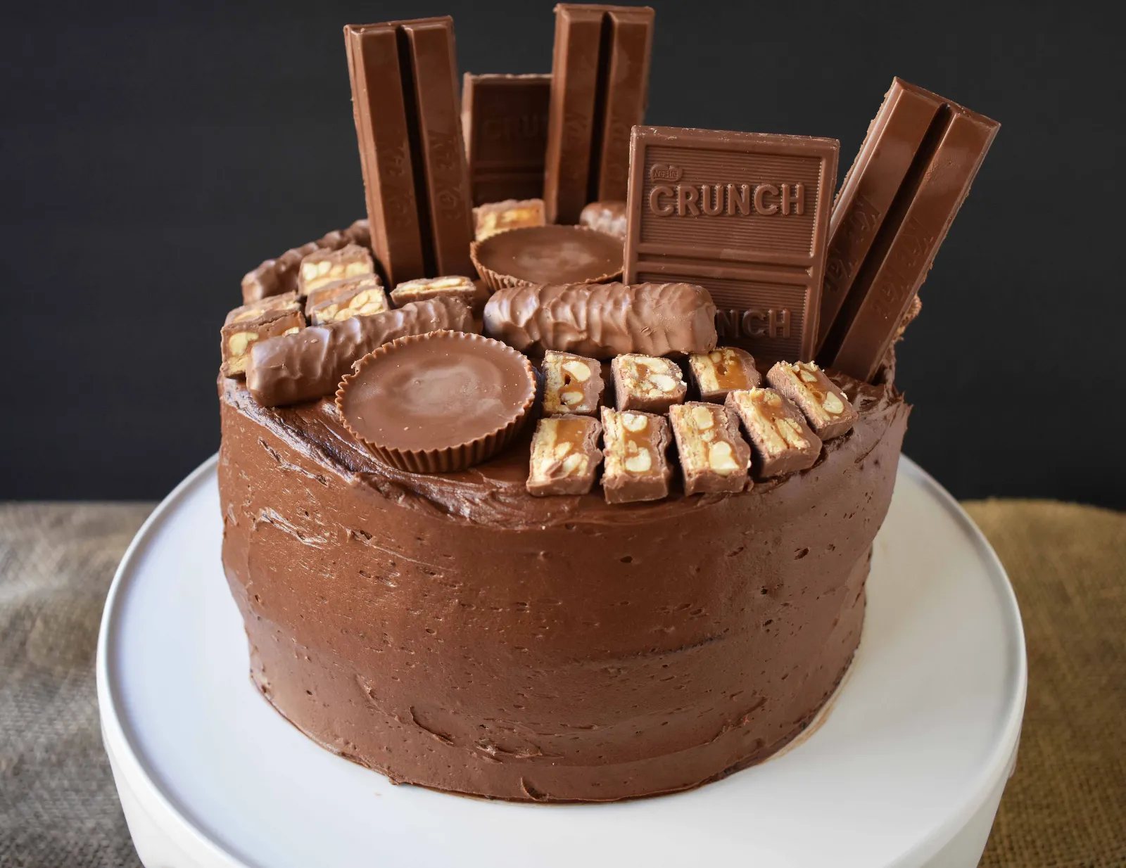 Candy Bar Stash Chocolate Cake