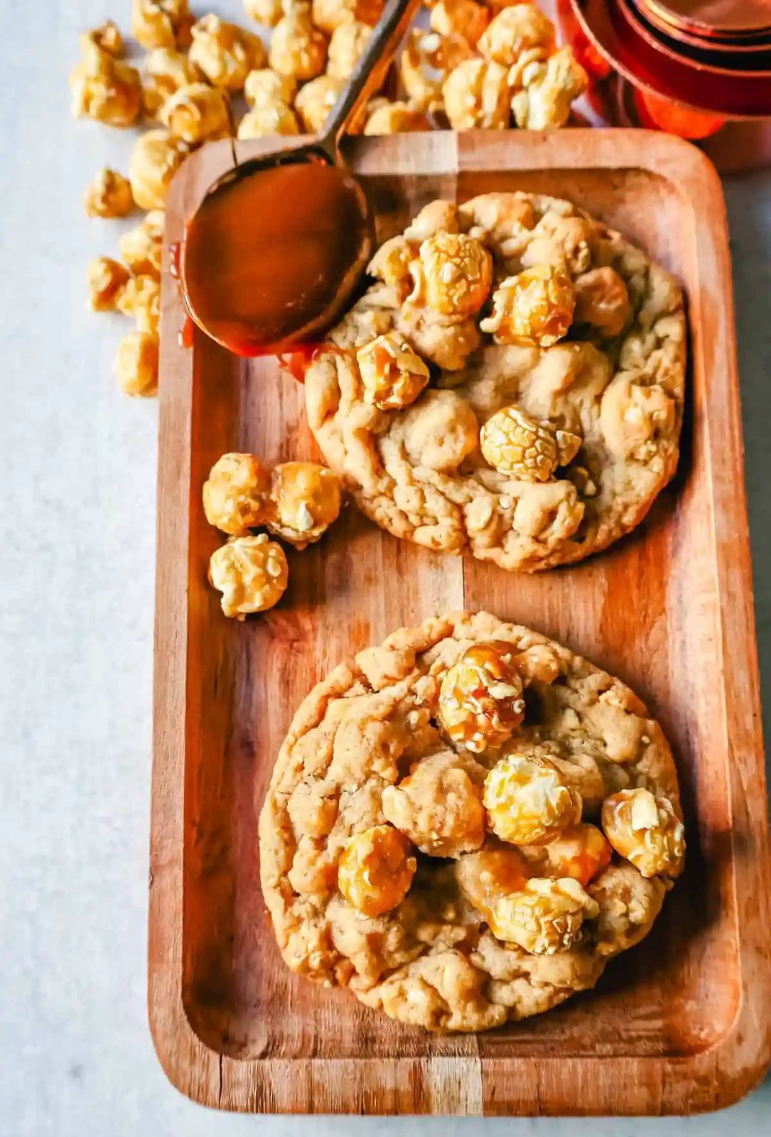 Caramel Popcorn Cookies