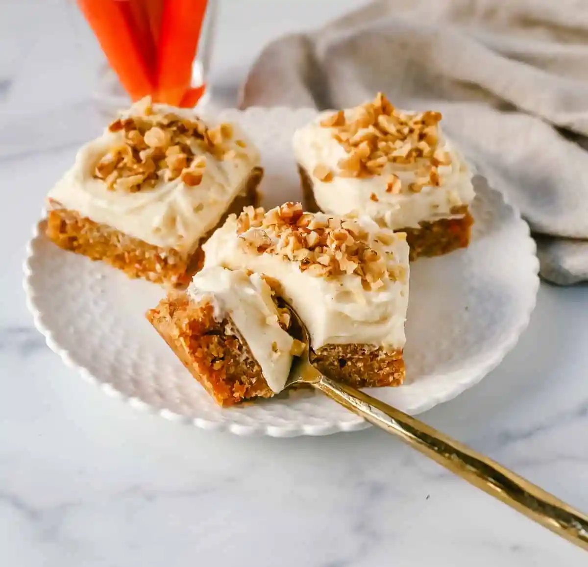 Carrot Cake Blondies