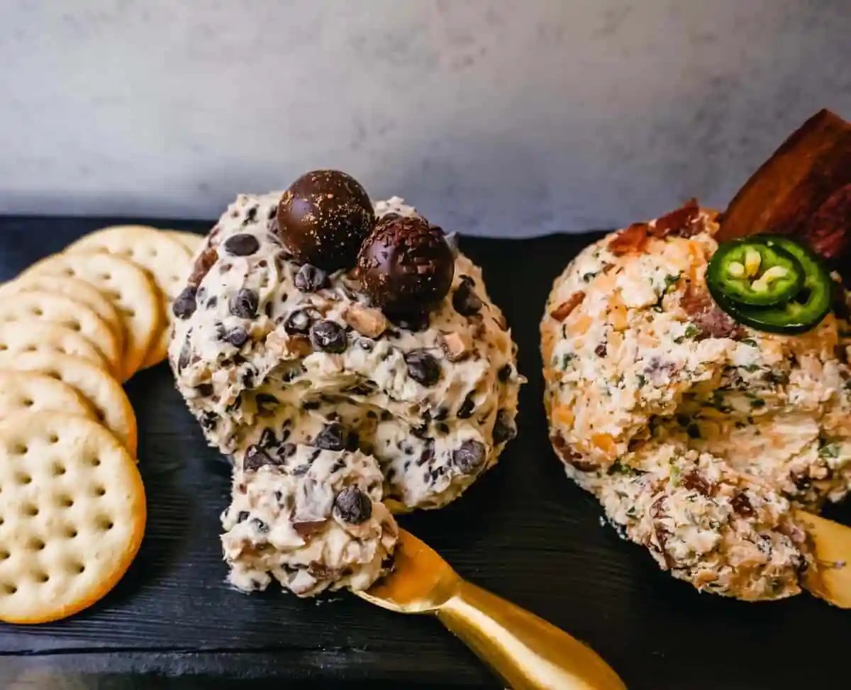 Chocolate Chip Cream Cheese Ball. How to make a sweet cream cheese ball.