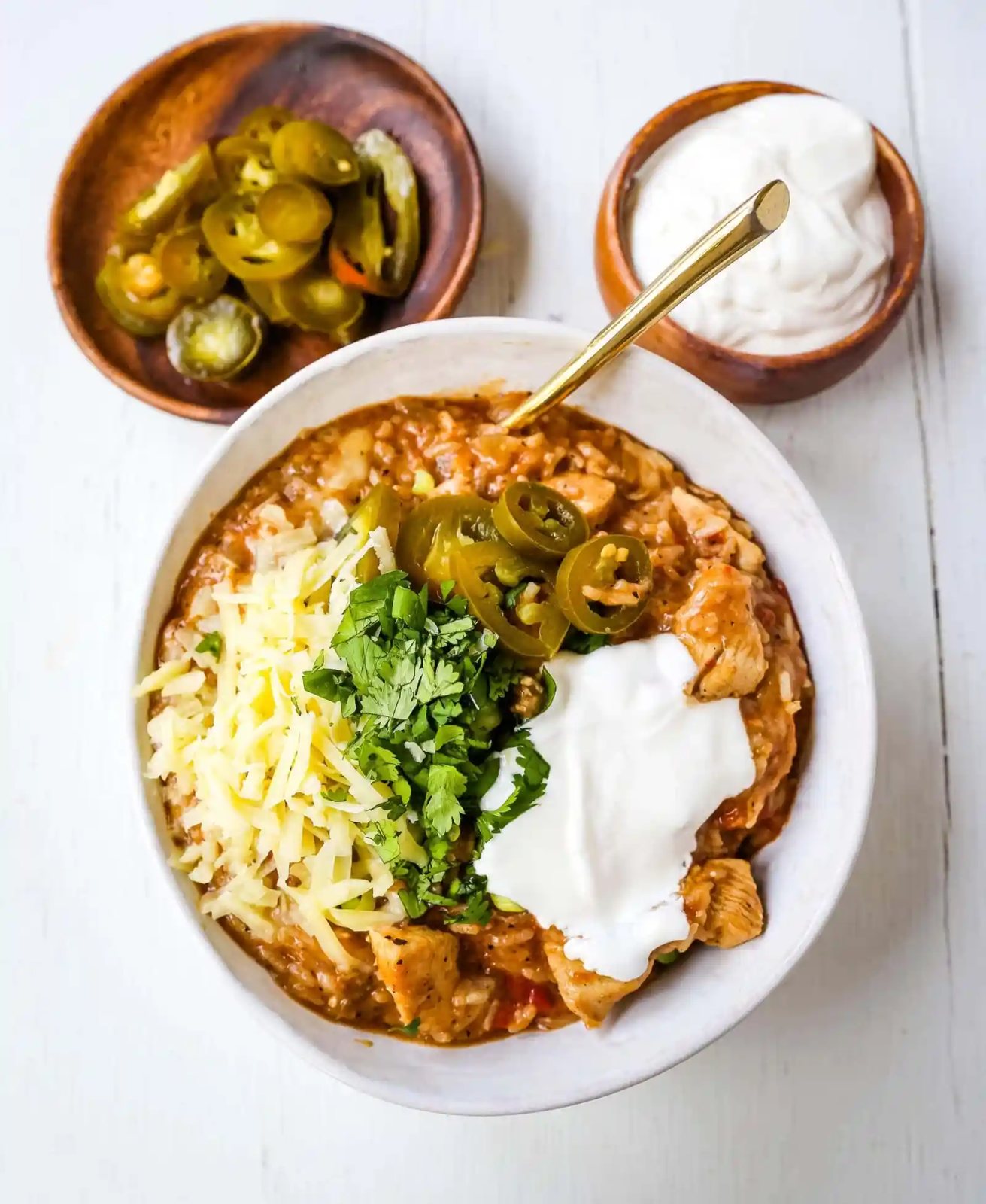 Cheesy Mexican Chicken and Rice