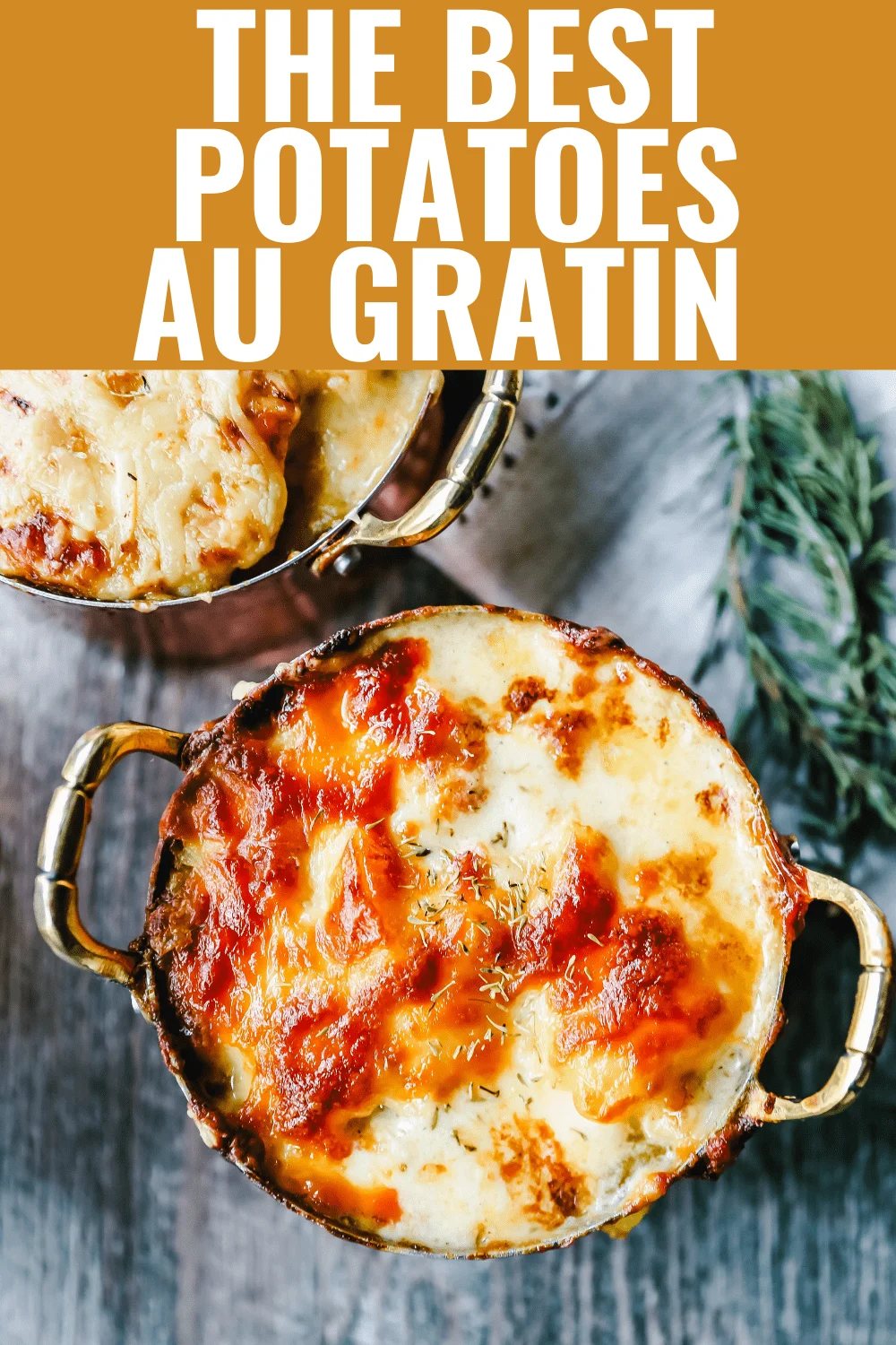 Cheesy Potatoes Au Gratin Homemade cheesy scalloped potatoes with a rich cream sauce and melted cheddar cheese. The perfect potato side dish recipe! www.modernhoney.com #scallopedpotatoes #augratinpotatoes #cheesypotatoes #potatoesaugratin