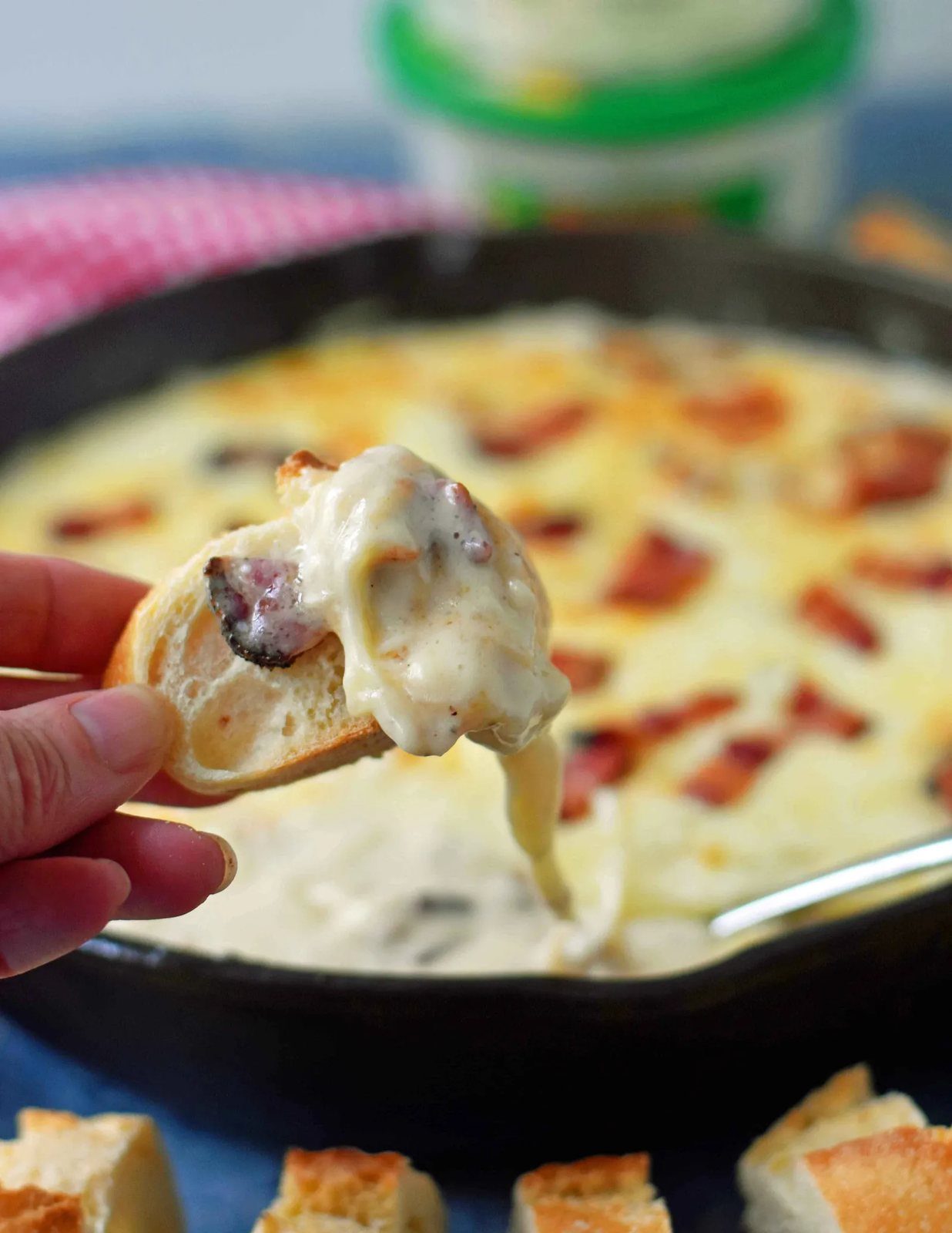 Chicken Bacon Alfredo Dip