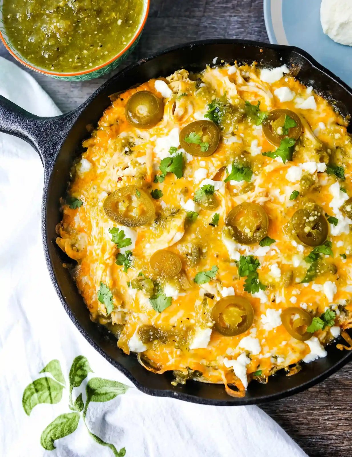 Chicken Stacked Enchiladas