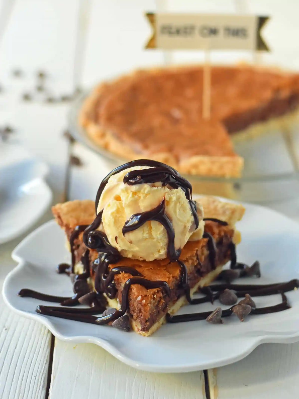 Chocolate Chip Cookie Pie