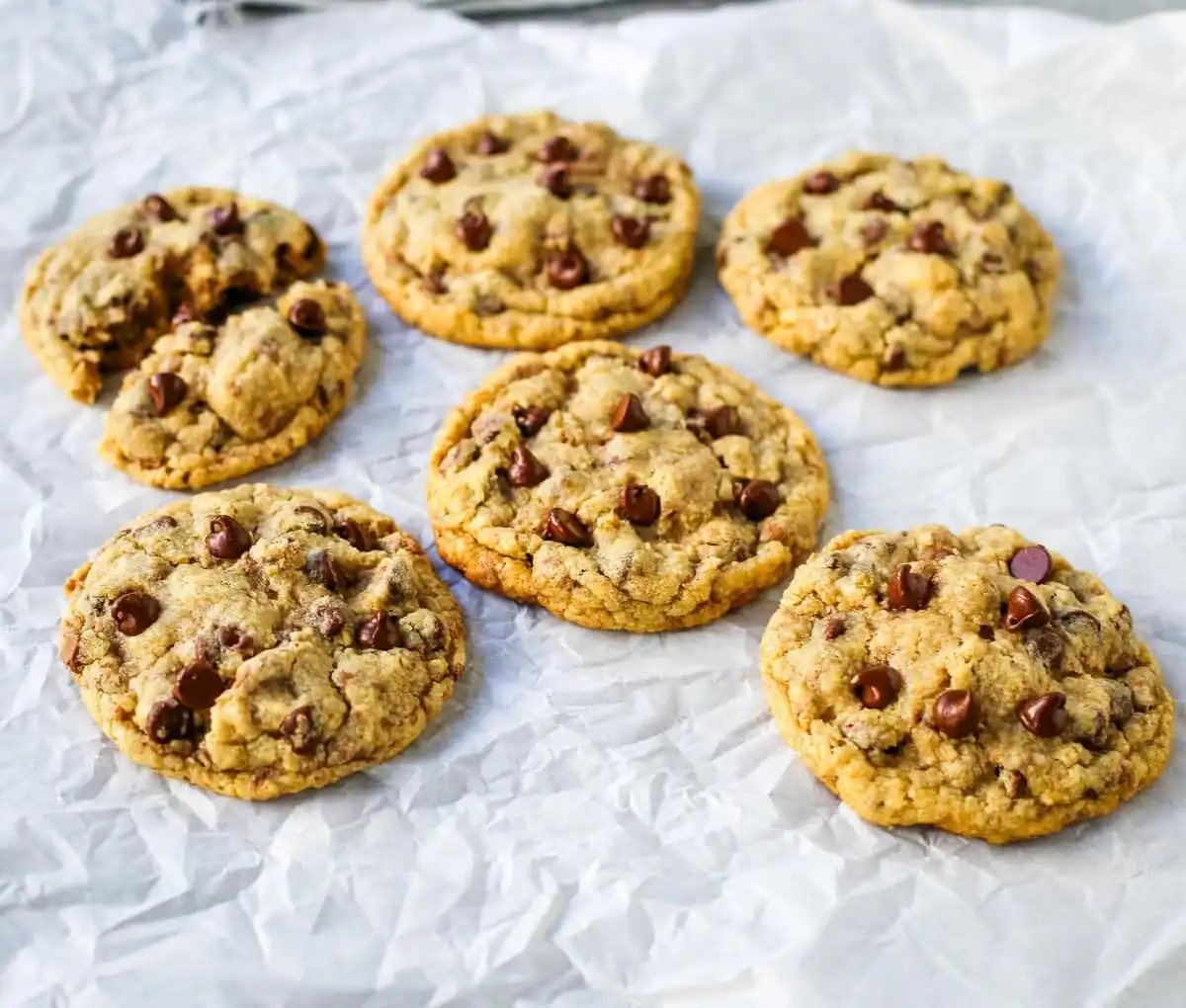 This Chocolate Chip Oatmeal Cookie Recipe was made famous from the Milk&Cookies Bakery in New York City. It has soft and chewy centers, with crisp edges, and ground oats for the perfect texture.