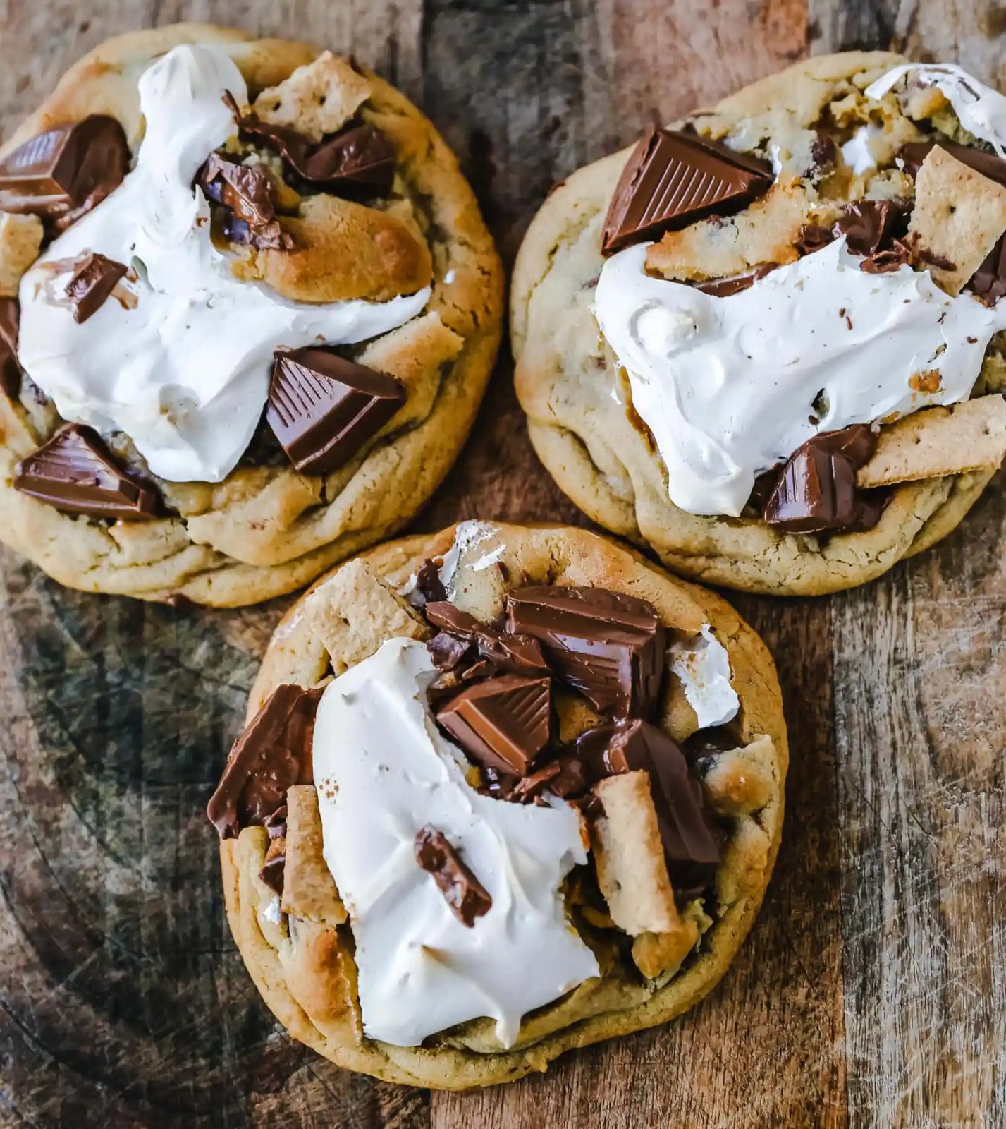 Chocolate Chip Smores Cookies