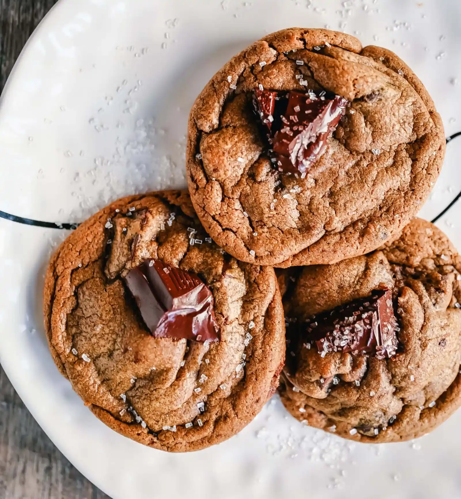 Chocolate Chunk Molasses Ginger Cookies