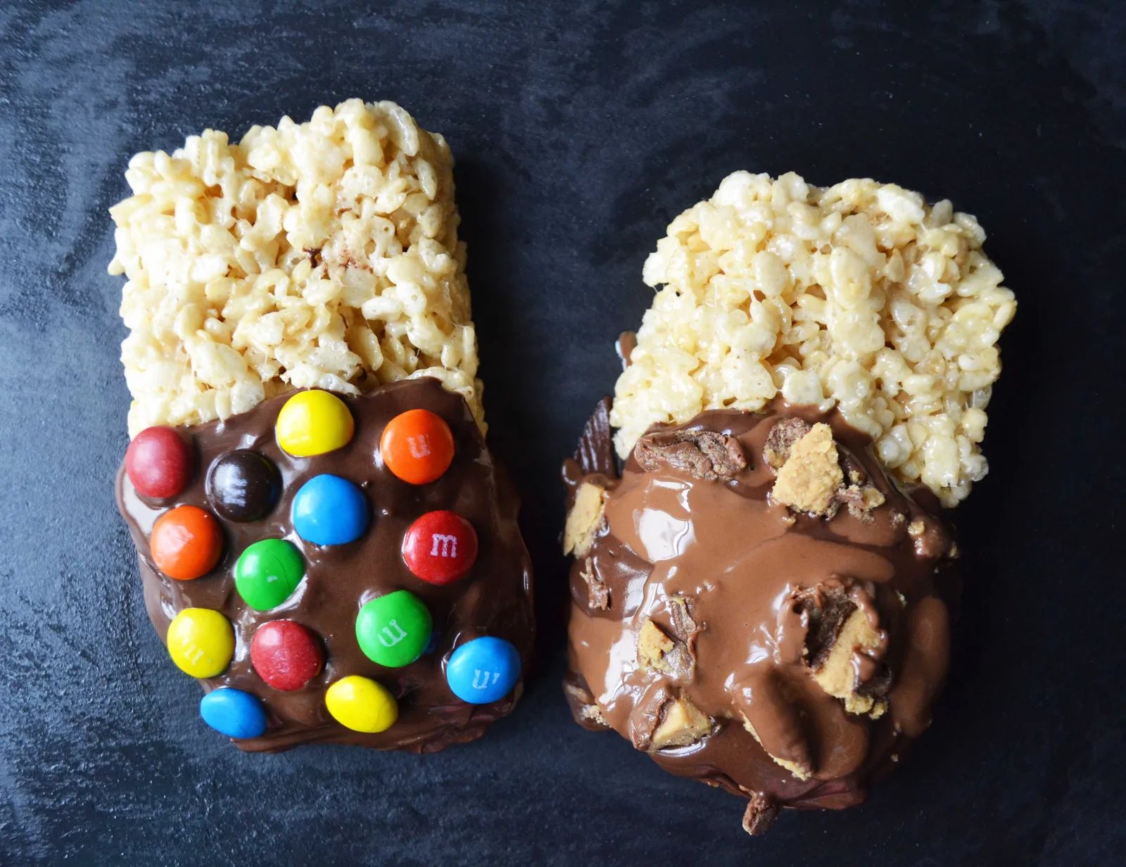 Chocolate Dipped Rice Krispies Treats