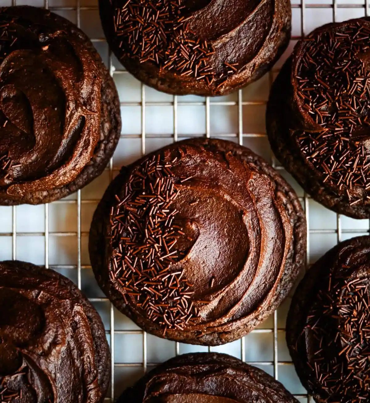 Chocolate Frosted Cookies