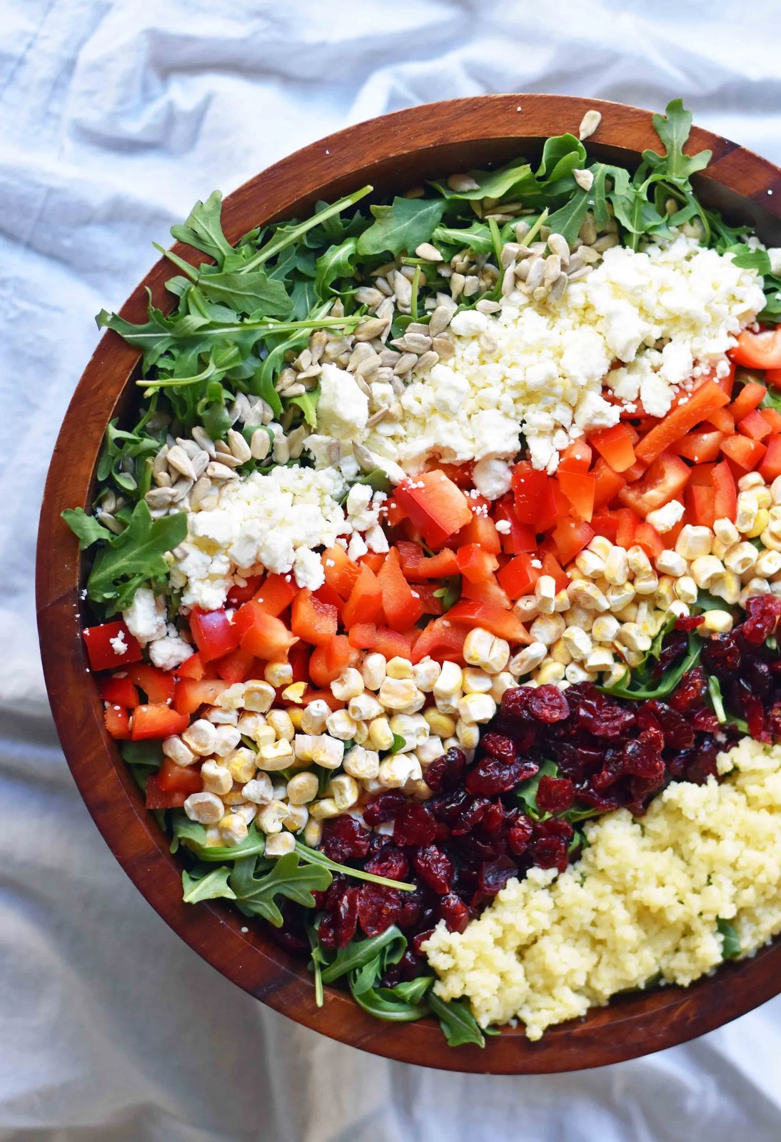 Chopped Salad with Creamy Basil Dressing