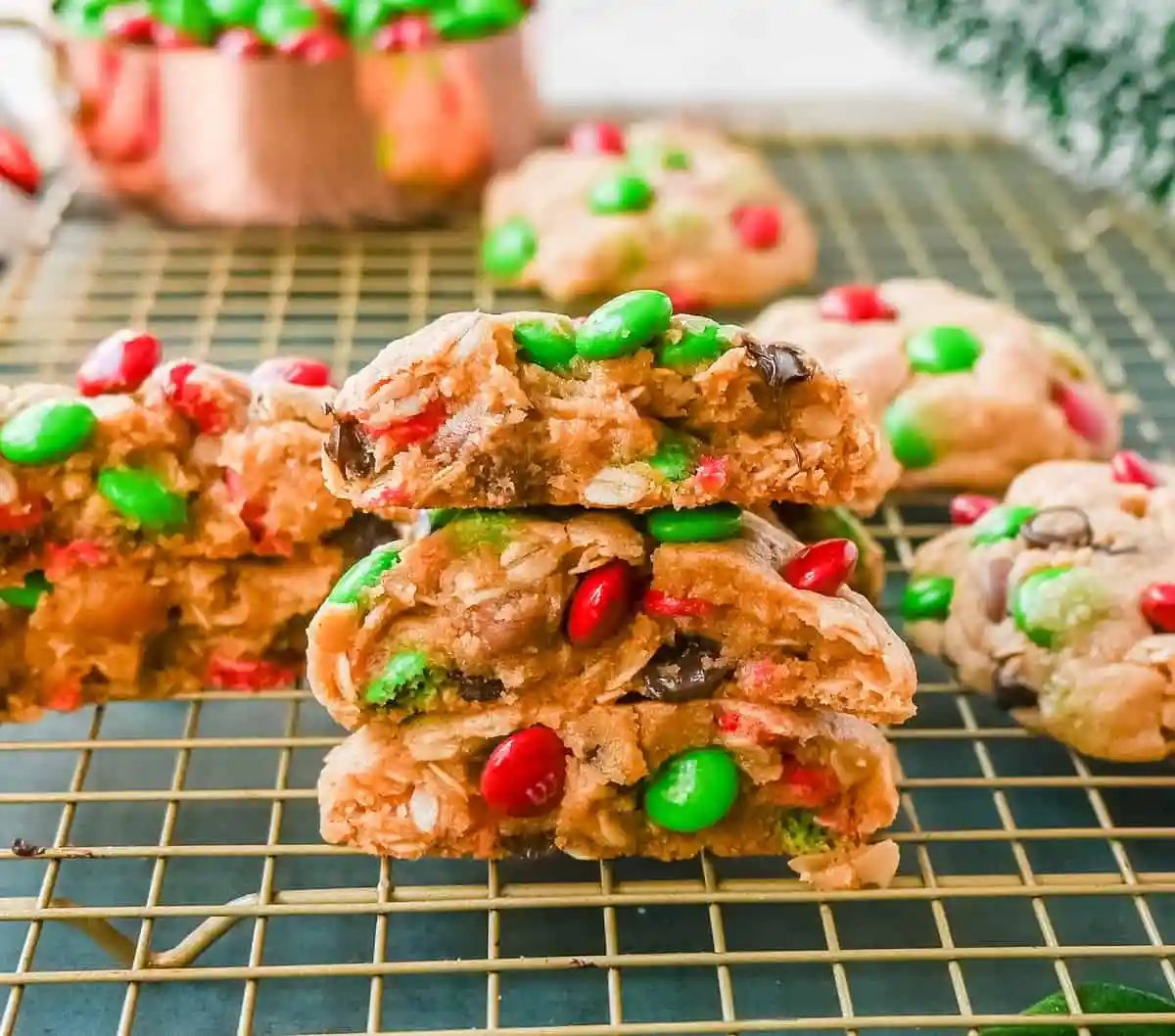 Christmas Monster Cookies