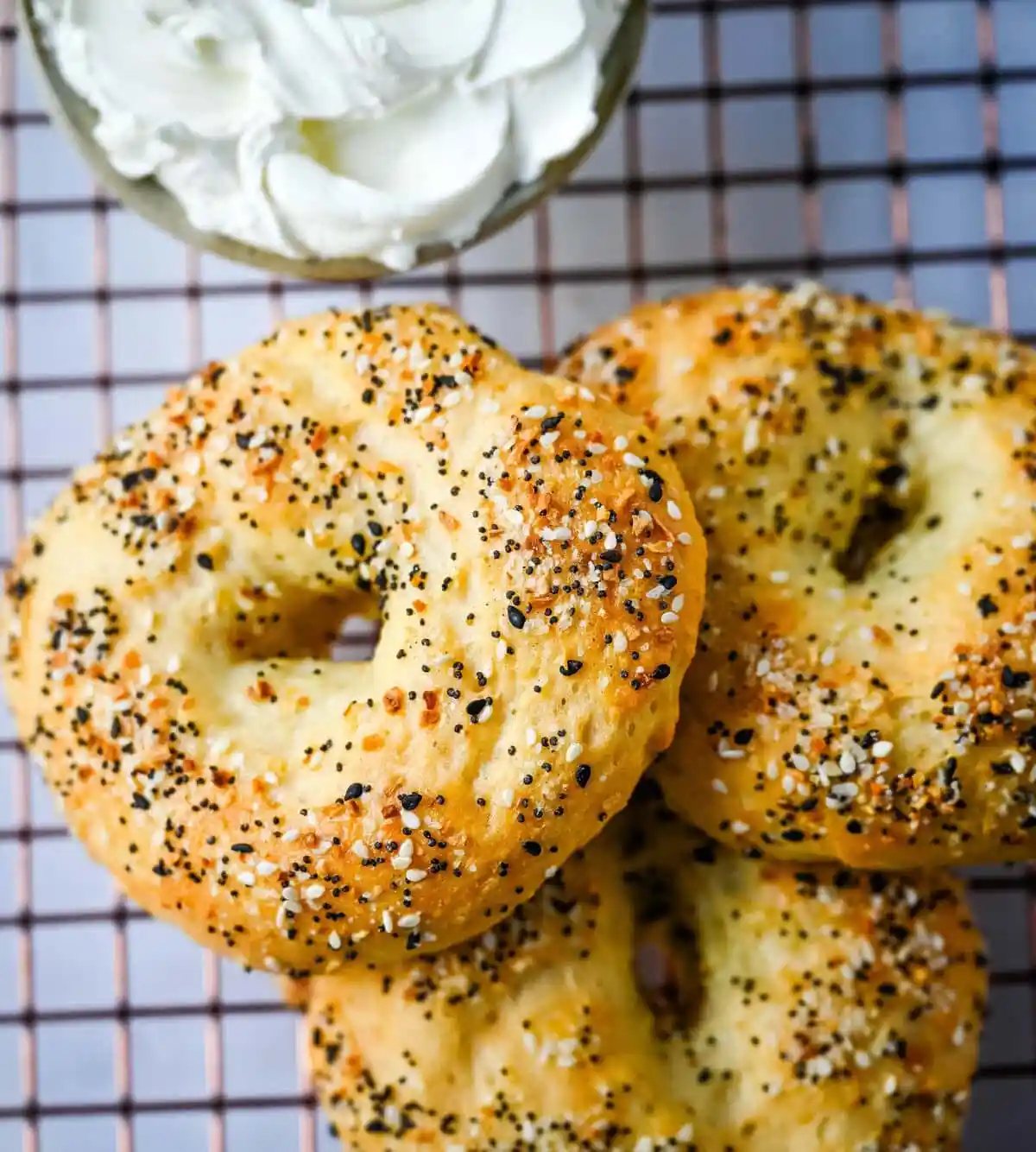 Cottage Cheese Protein Bagels