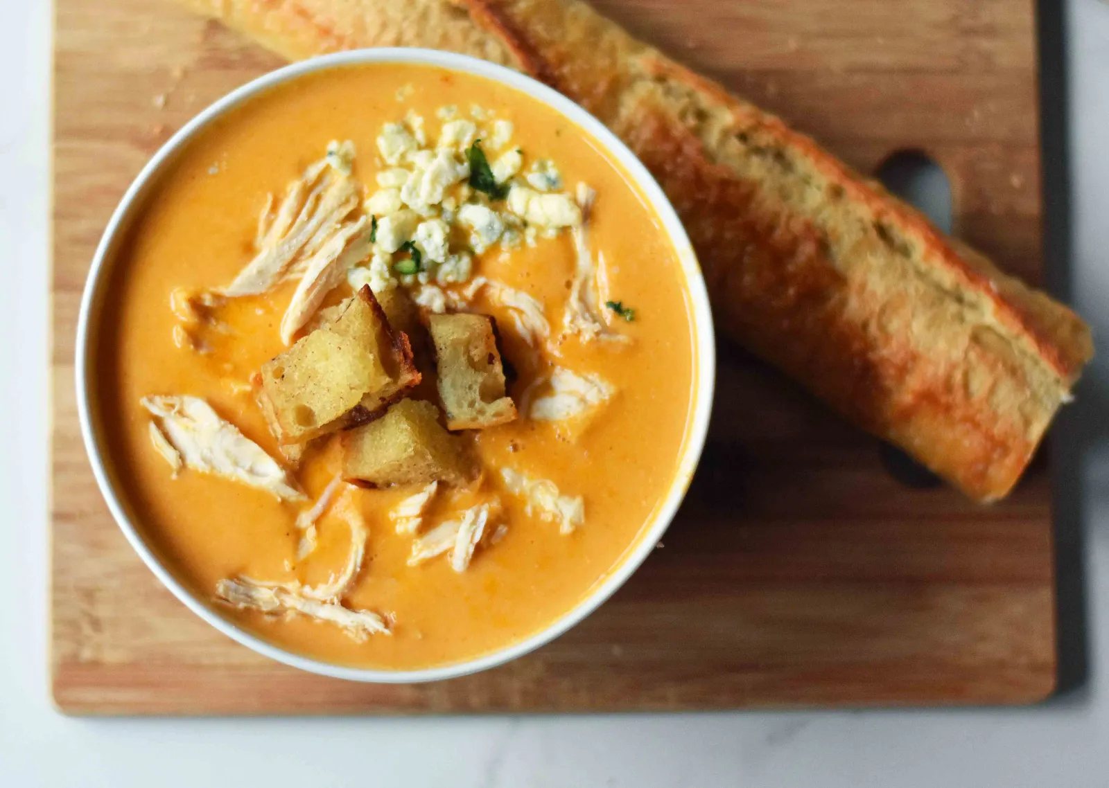 Creamy Buffalo Chicken Soup