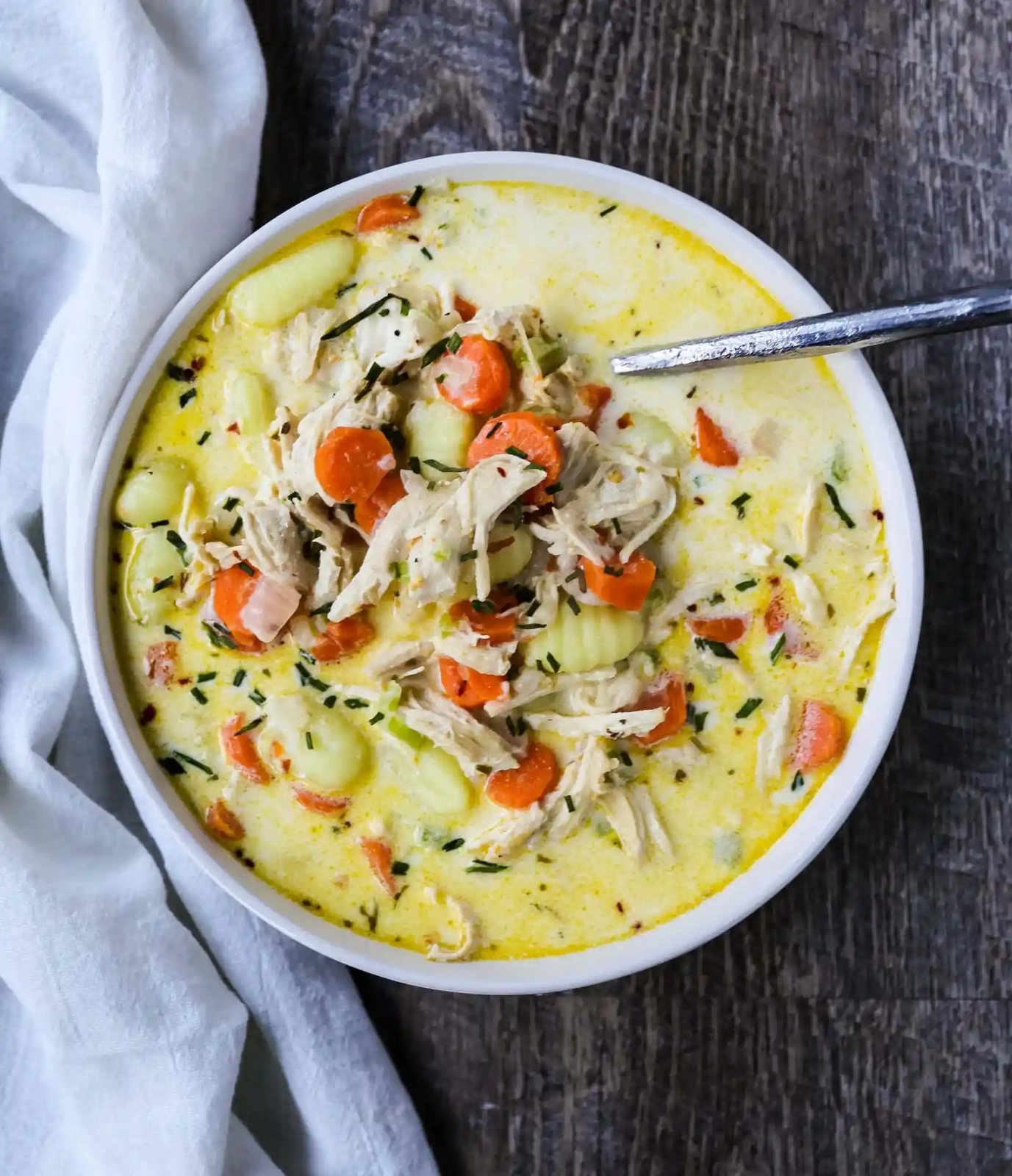 Creamy Gnocchi Chicken Soup