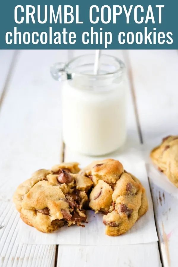 Crumbl Chocolate Chip Cookie Copycat Recipe The famous Crumbl Bakery copycat milk chocolate chip cookie recipe. This is one of the best bakery chocolate chip cookies! www.modernhoney.com #cookie #cookies #crumbl #crumblcookies #cookierecipe