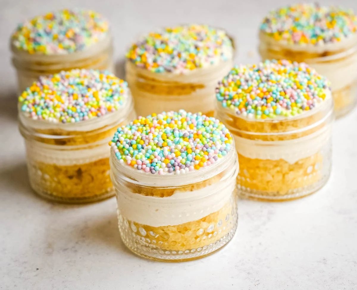 Dot Cake Recipe (Cake in a Jar)