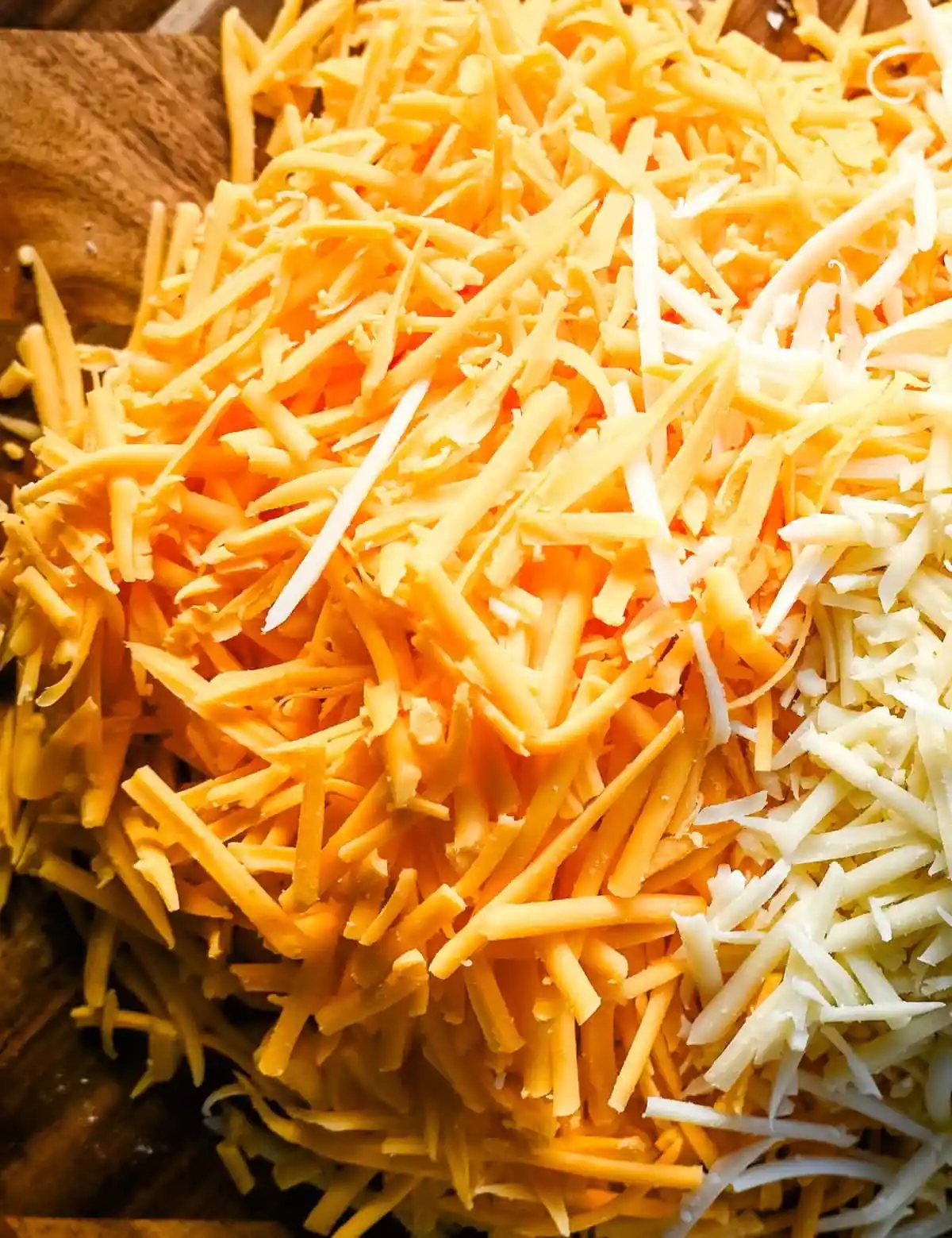 grated cheese for homemade mac and cheese