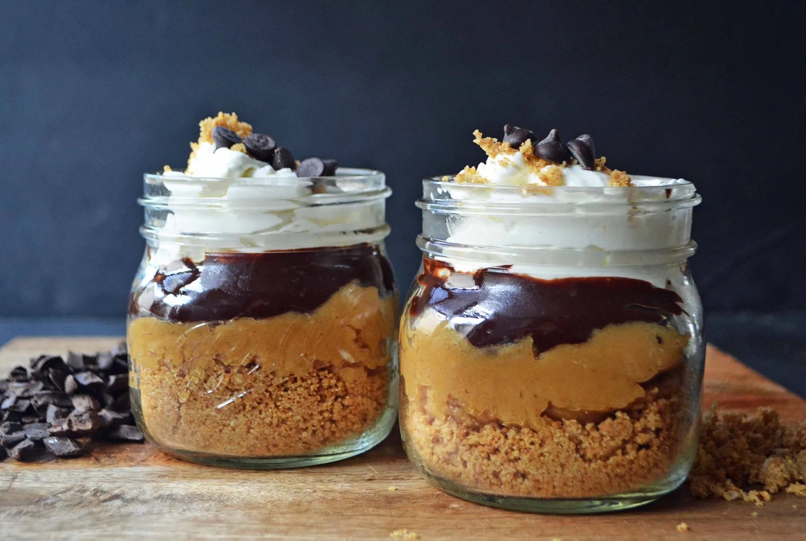 The Eligible Bachelor Peanut Butter Pie Jars