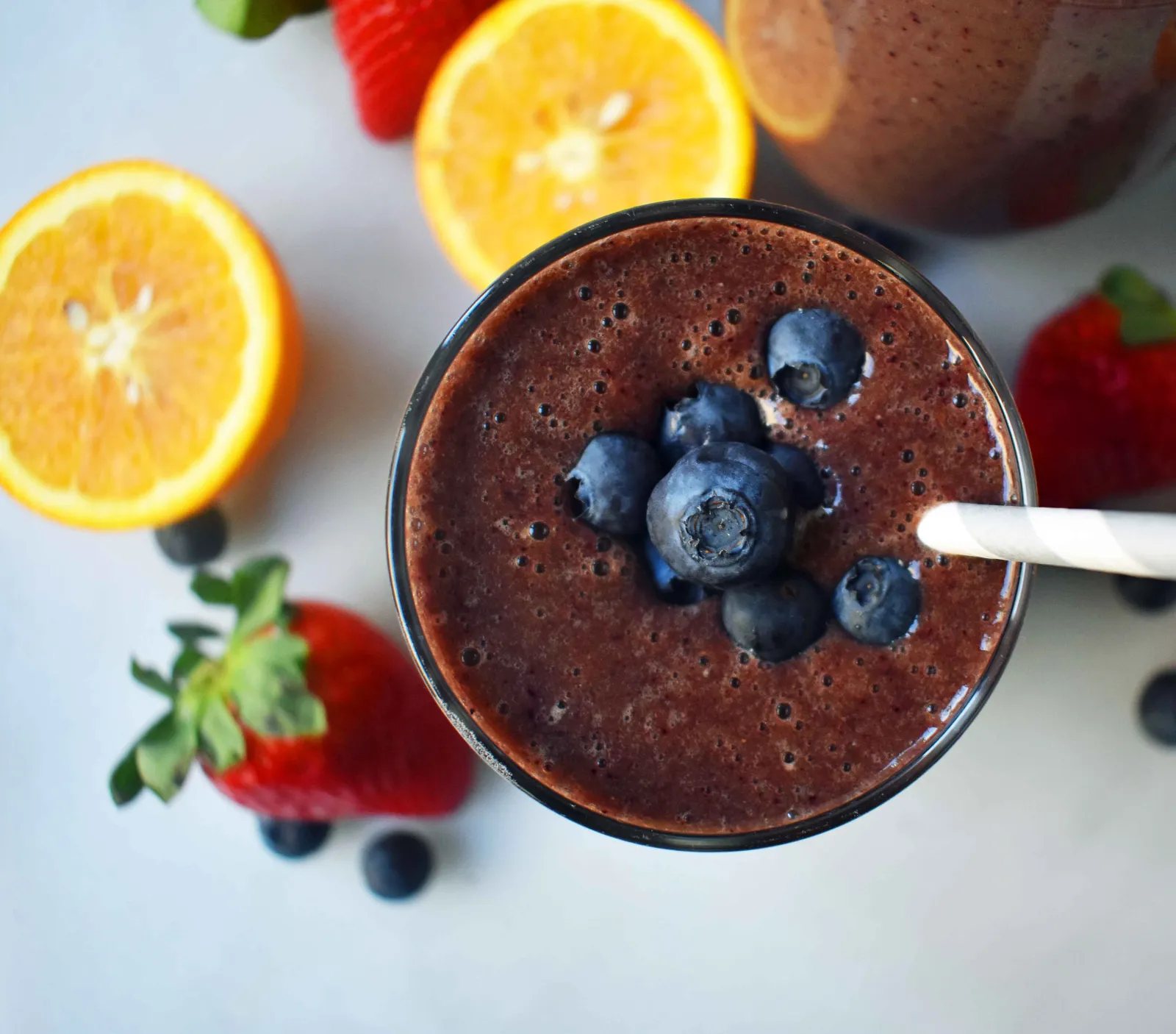 The Energizer Spinach Berry Smoothie